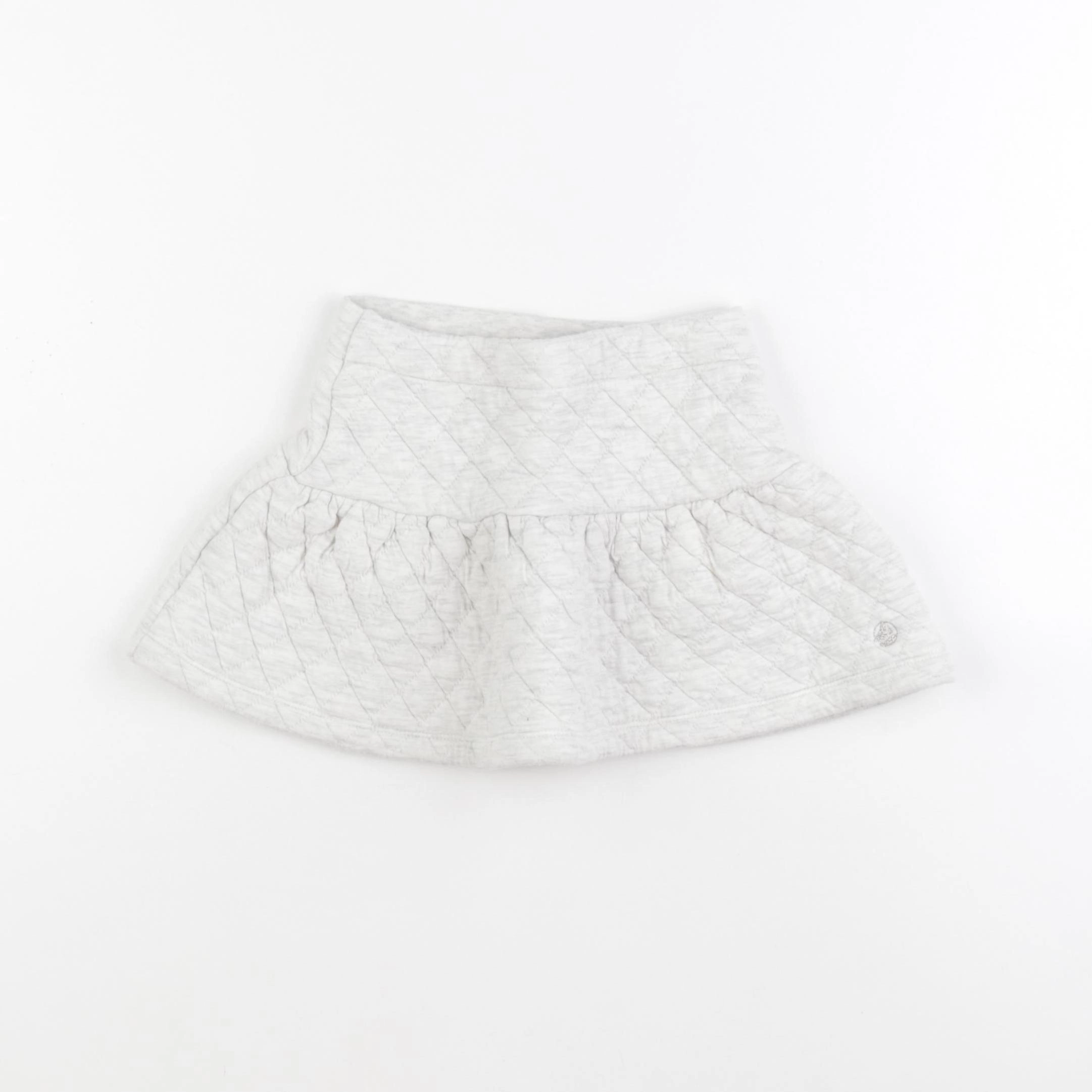 Petit Bateau - jupe gris - 4 ans