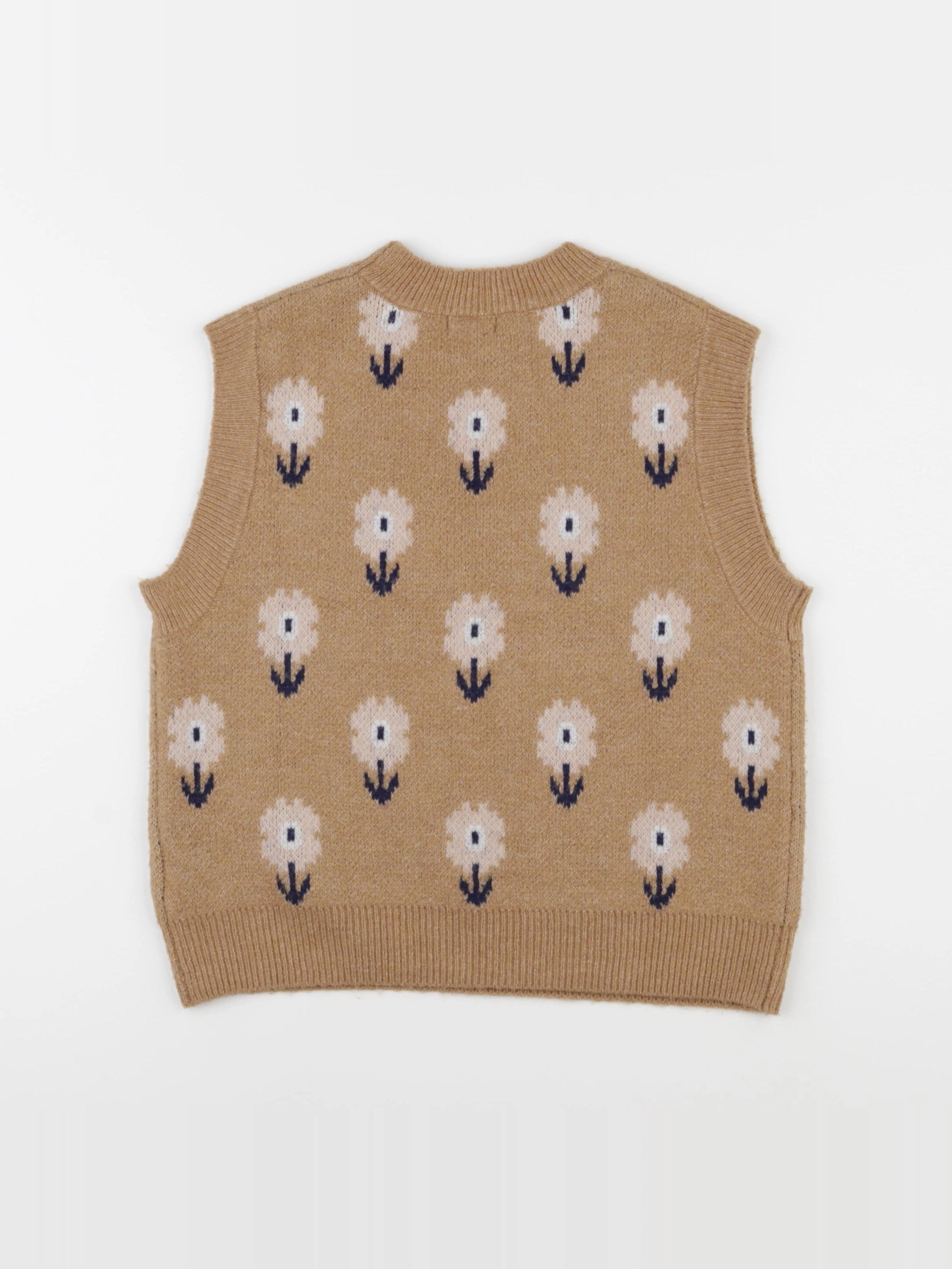 Vertbaudet - pull marron - 10 ans