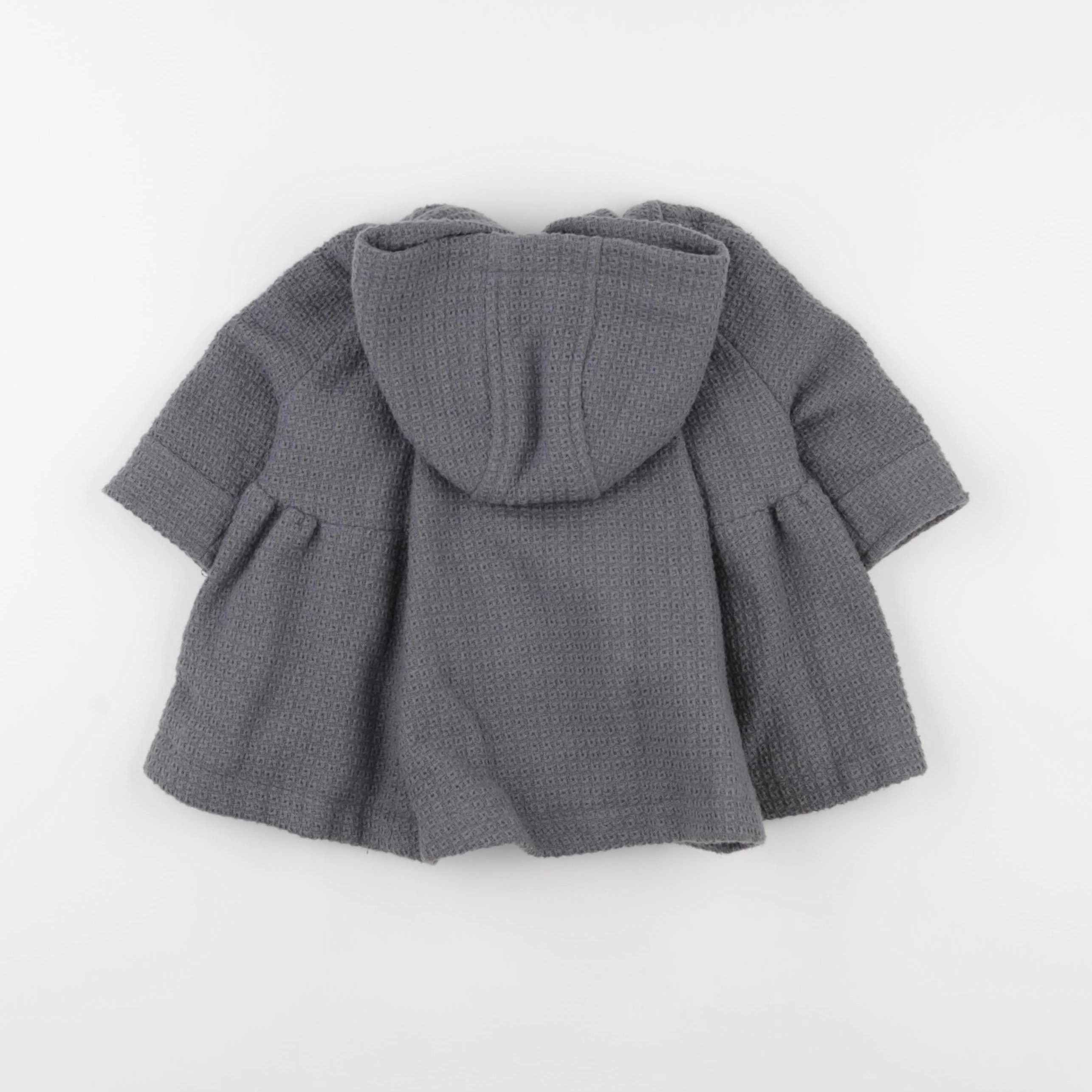 Vertbaudet - manteau gris - 6 mois