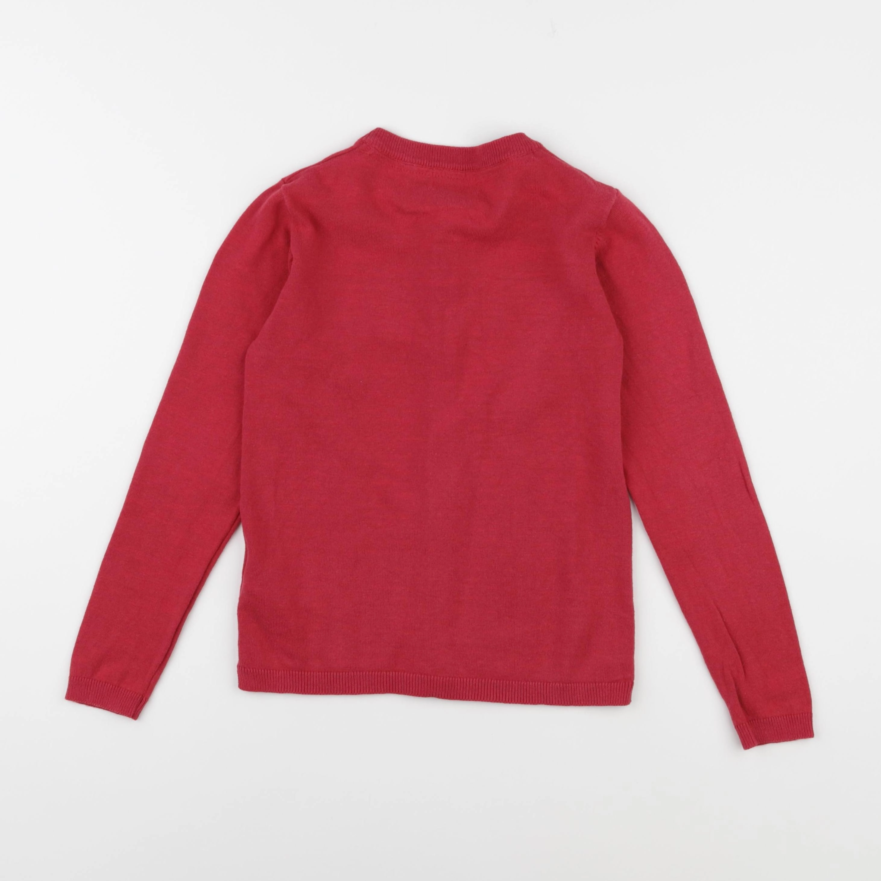 Vertbaudet - gilet rouge - 8 ans