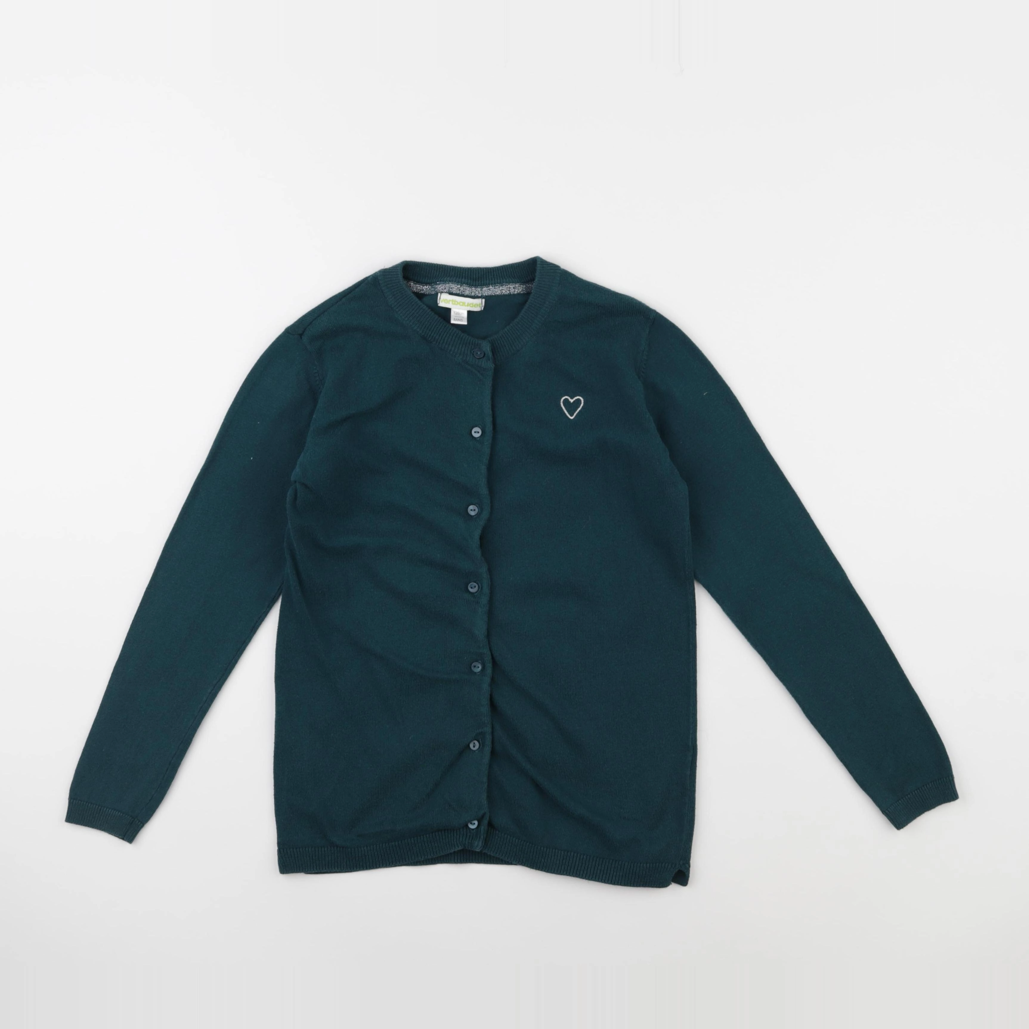 Vertbaudet - gilet vert - 8 ans