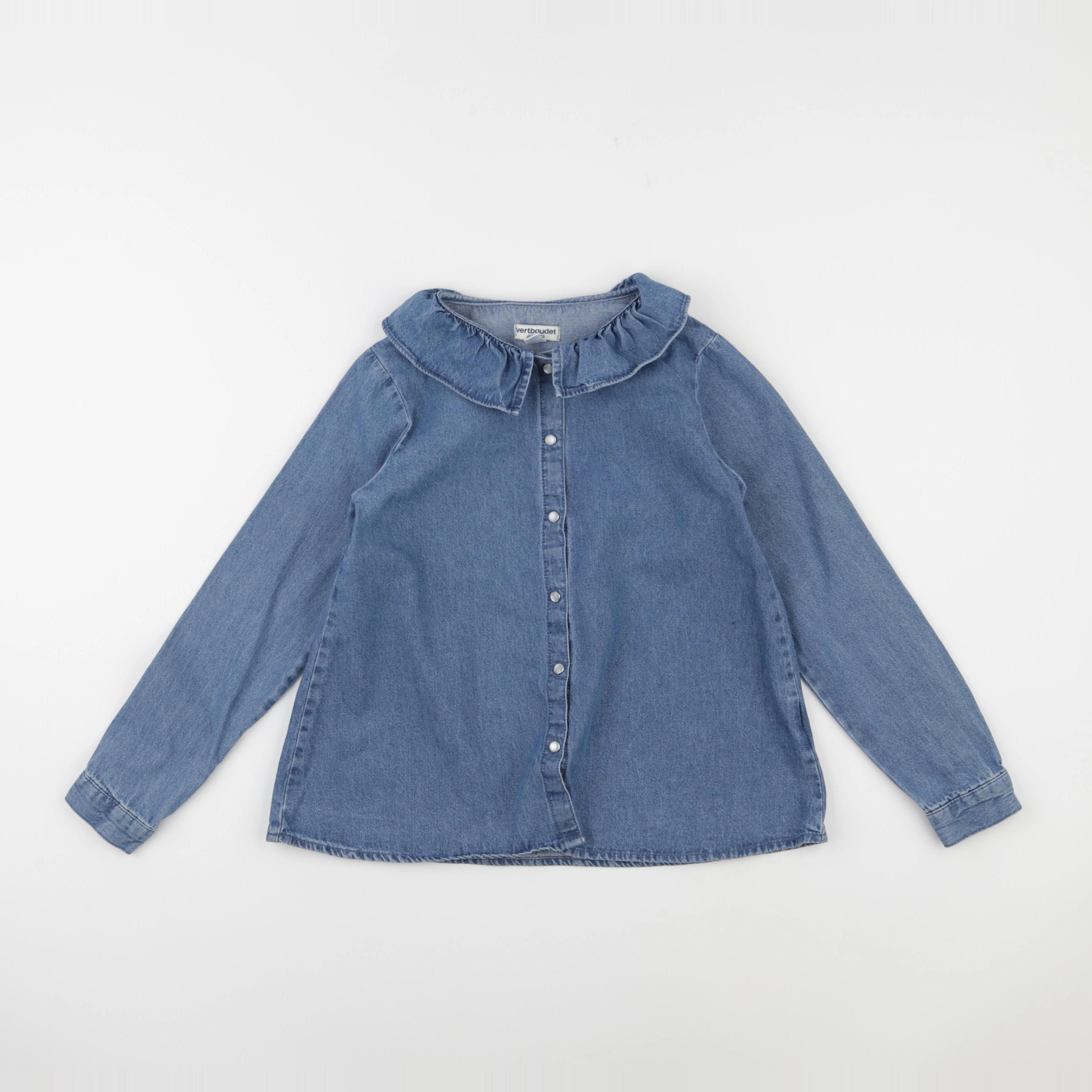 Vertbaudet - blouse bleu - 9 ans