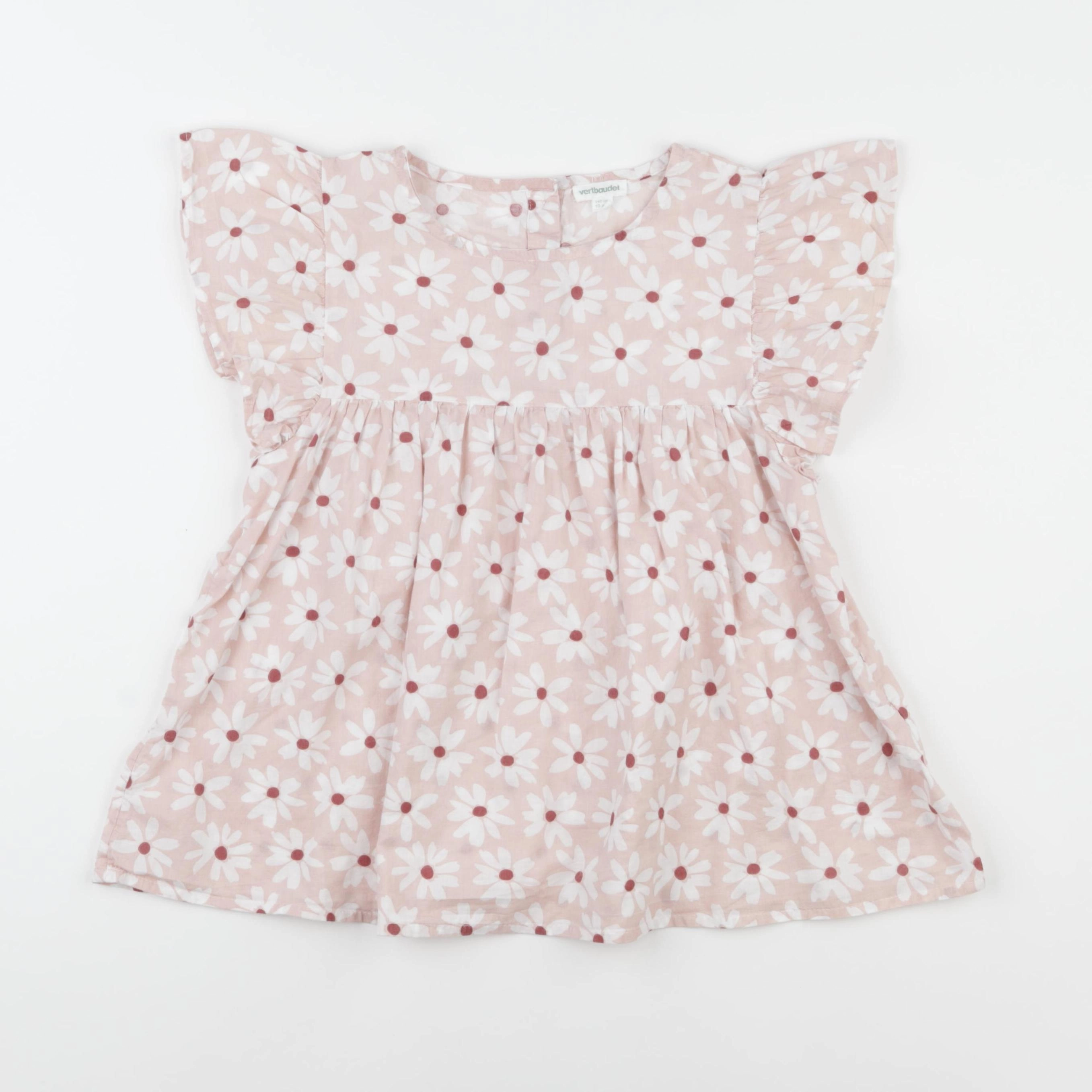Vertbaudet - blouse rose - 10 ans