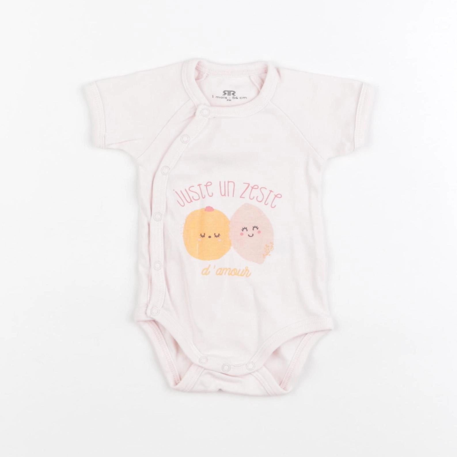 La Redoute - body rose - 1 mois
