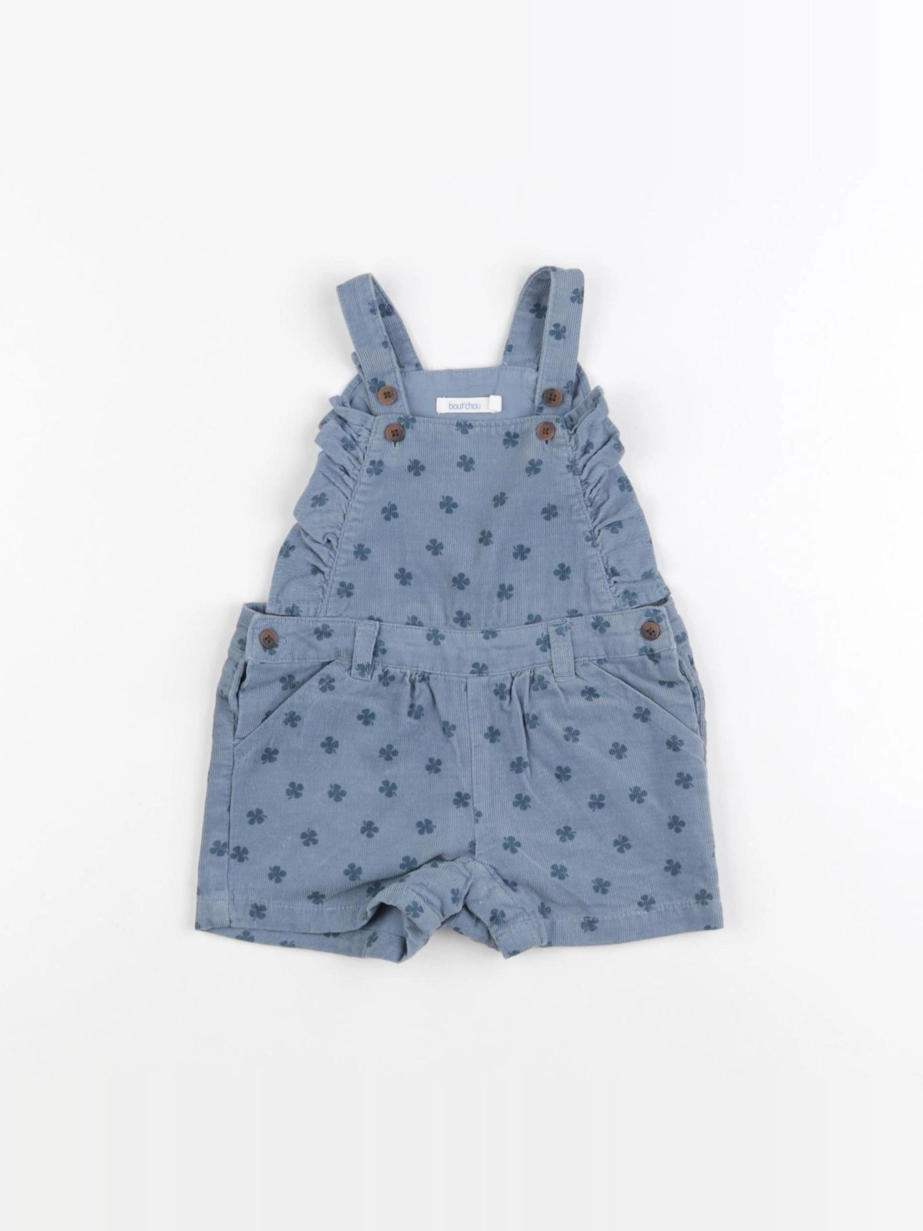 Boutchou - salopette bleu - 6 mois
