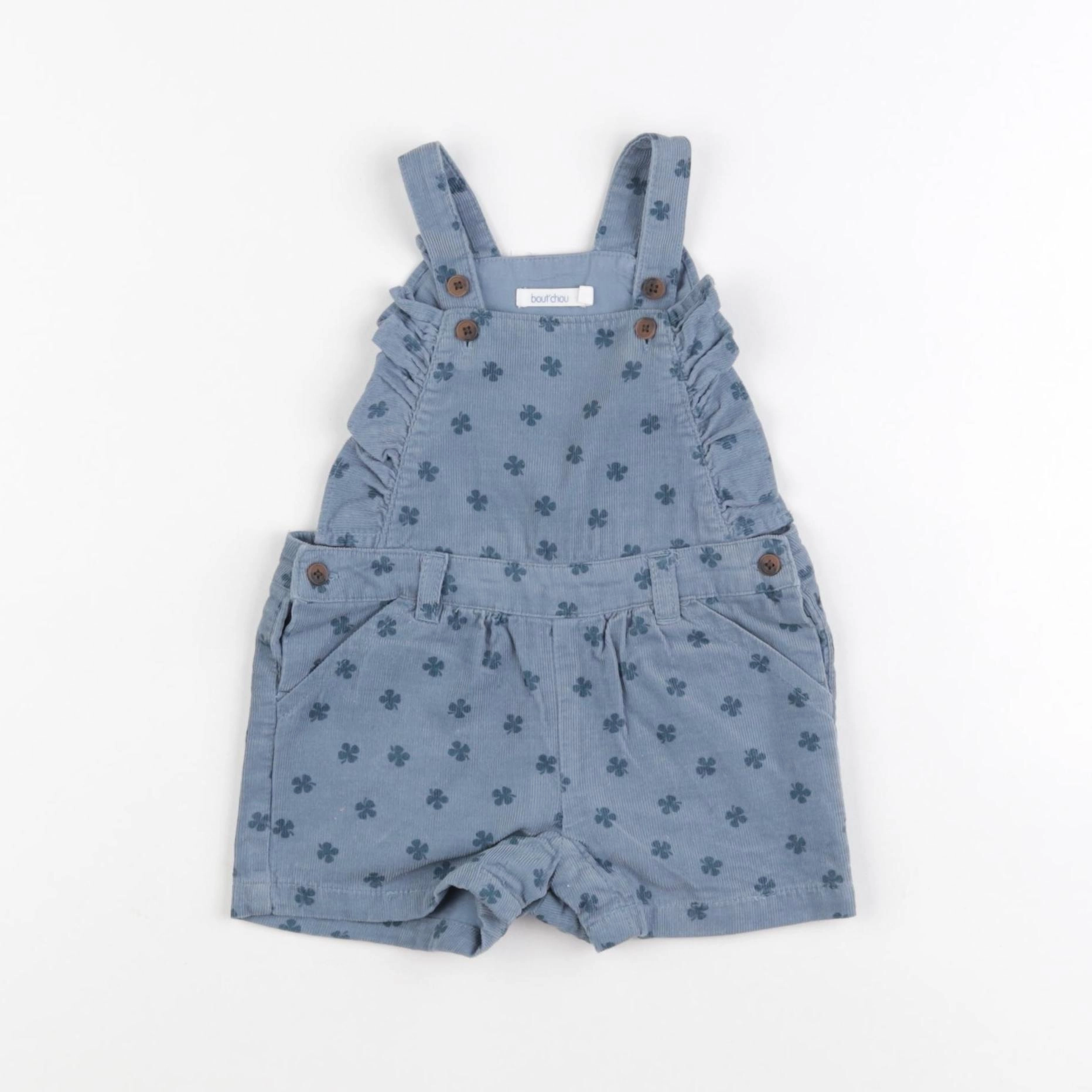 Boutchou - salopette bleu - 6 mois