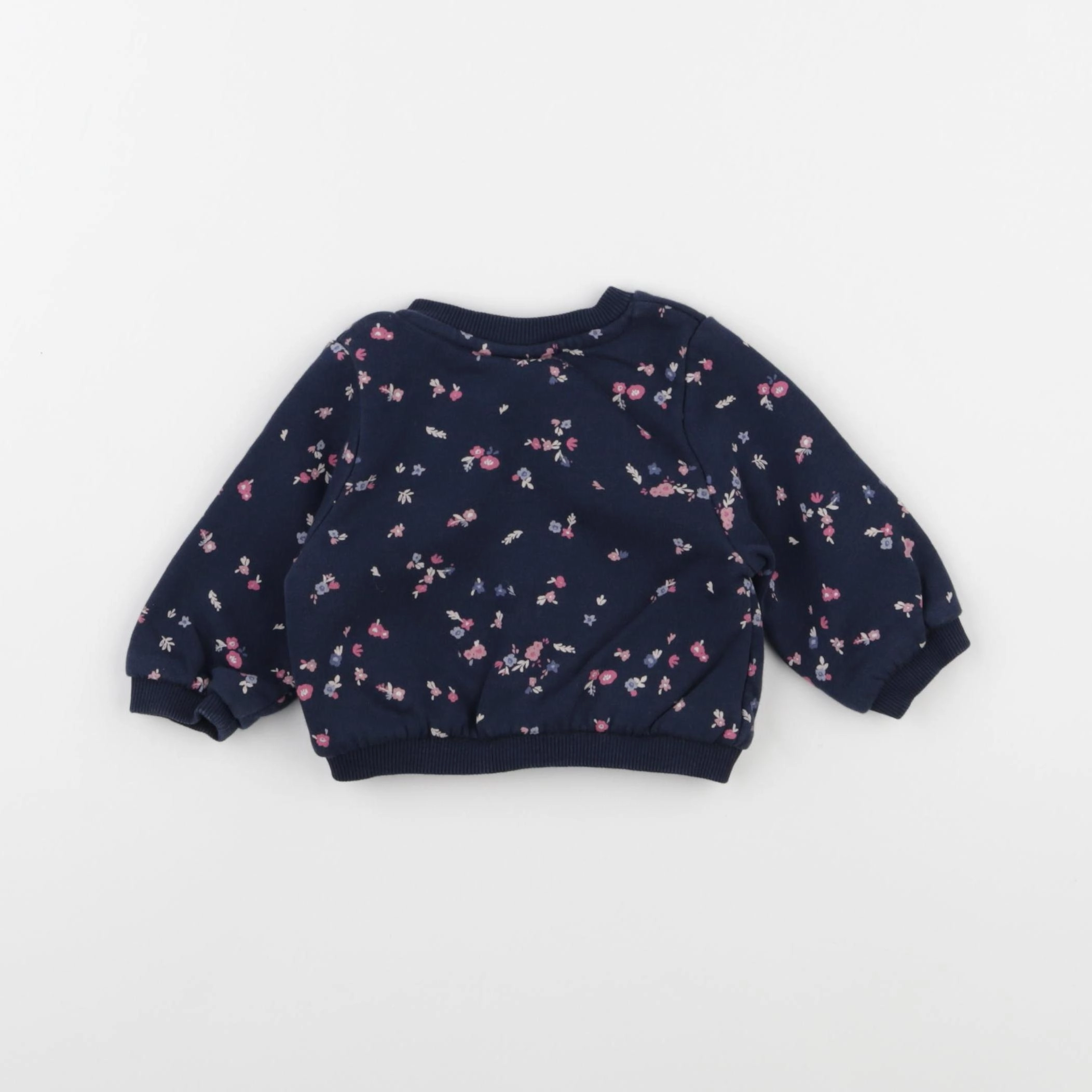 Tape à l'oeil - sweat bleu - 3 mois