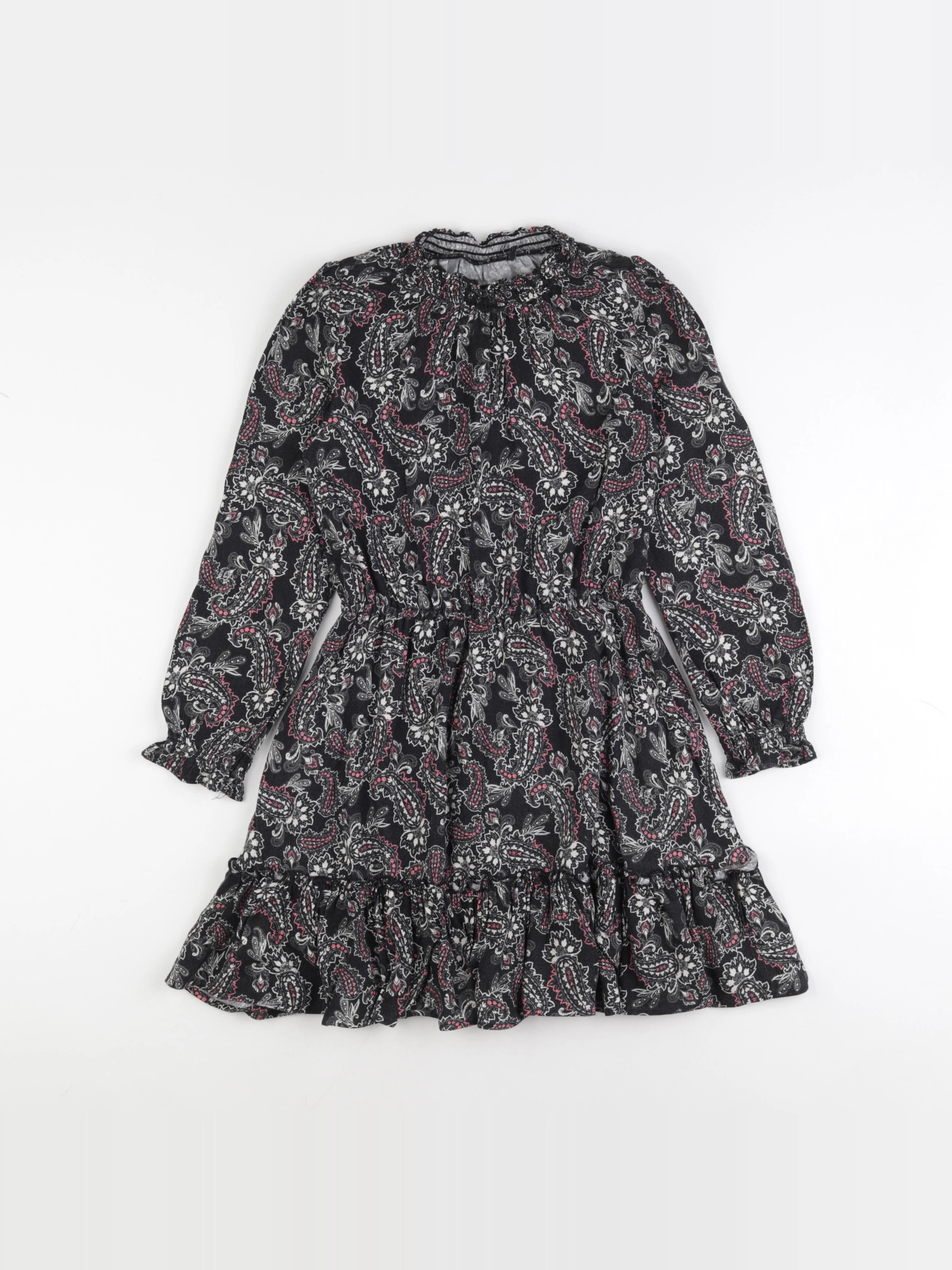 IKKS - robe noir - 8 ans