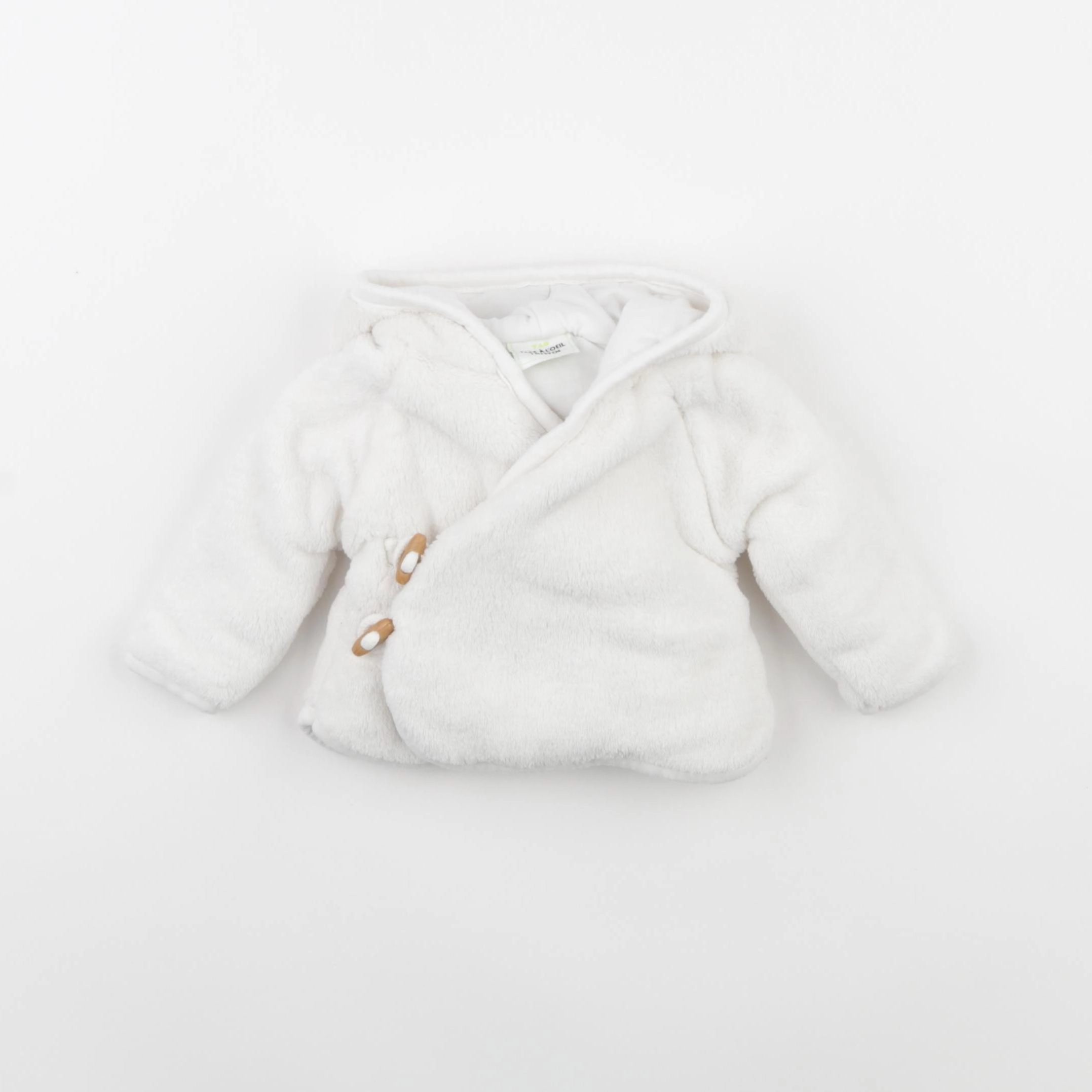Tape à l'oeil - veste blanc - 1 mois
