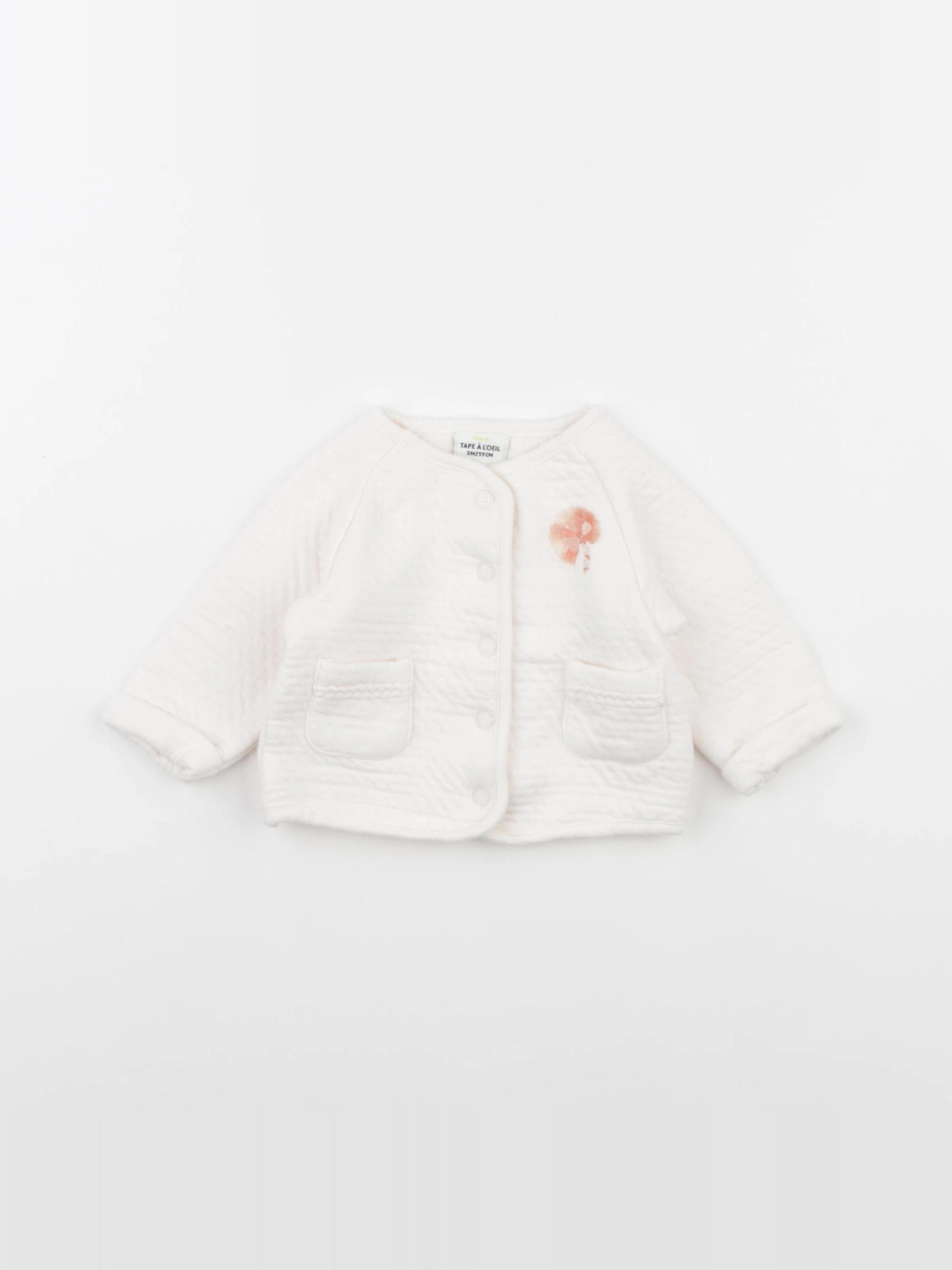 Tape à l'oeil - gilet rose - 3 mois