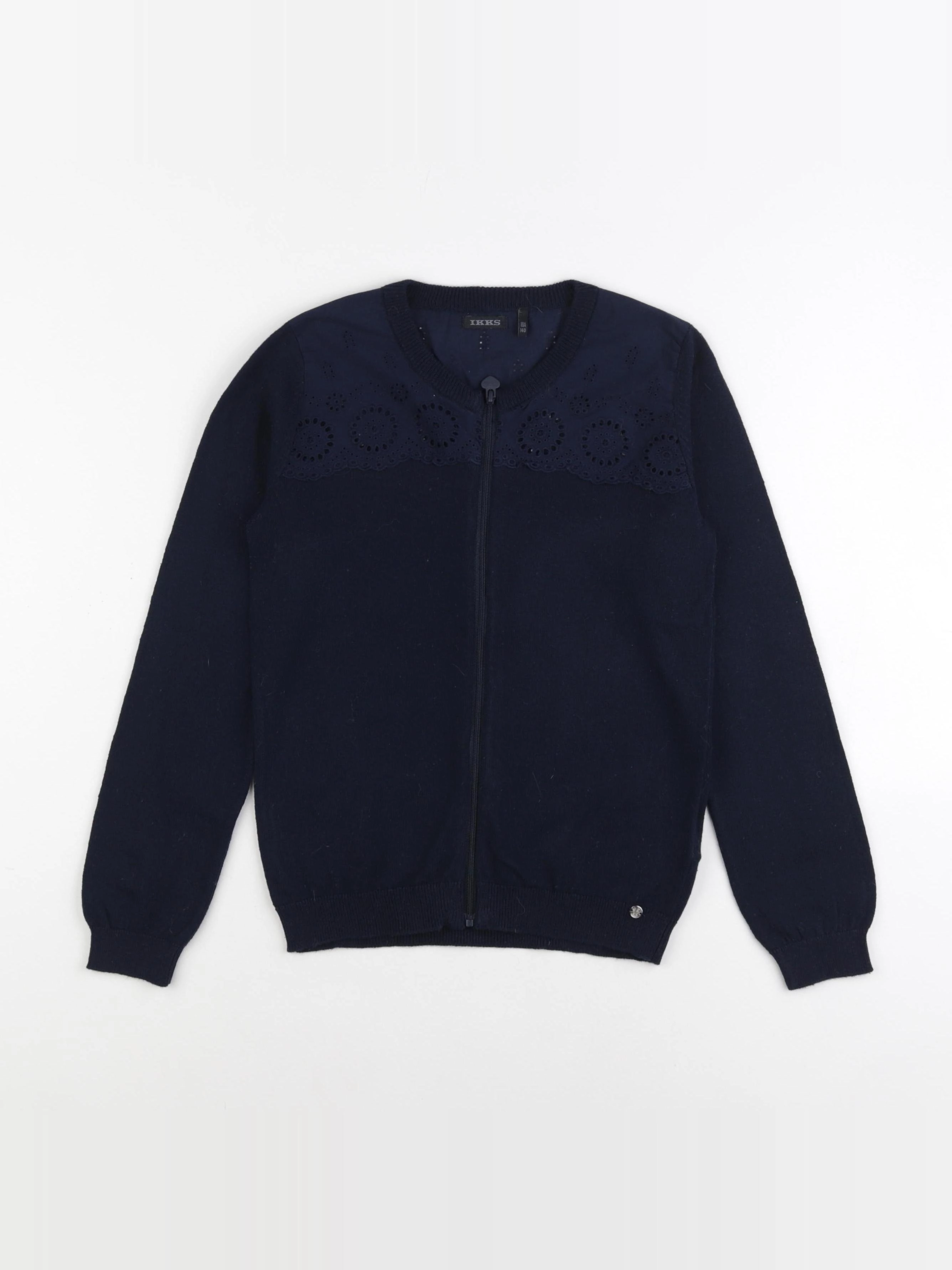 IKKS - gilet bleu - 10 ans