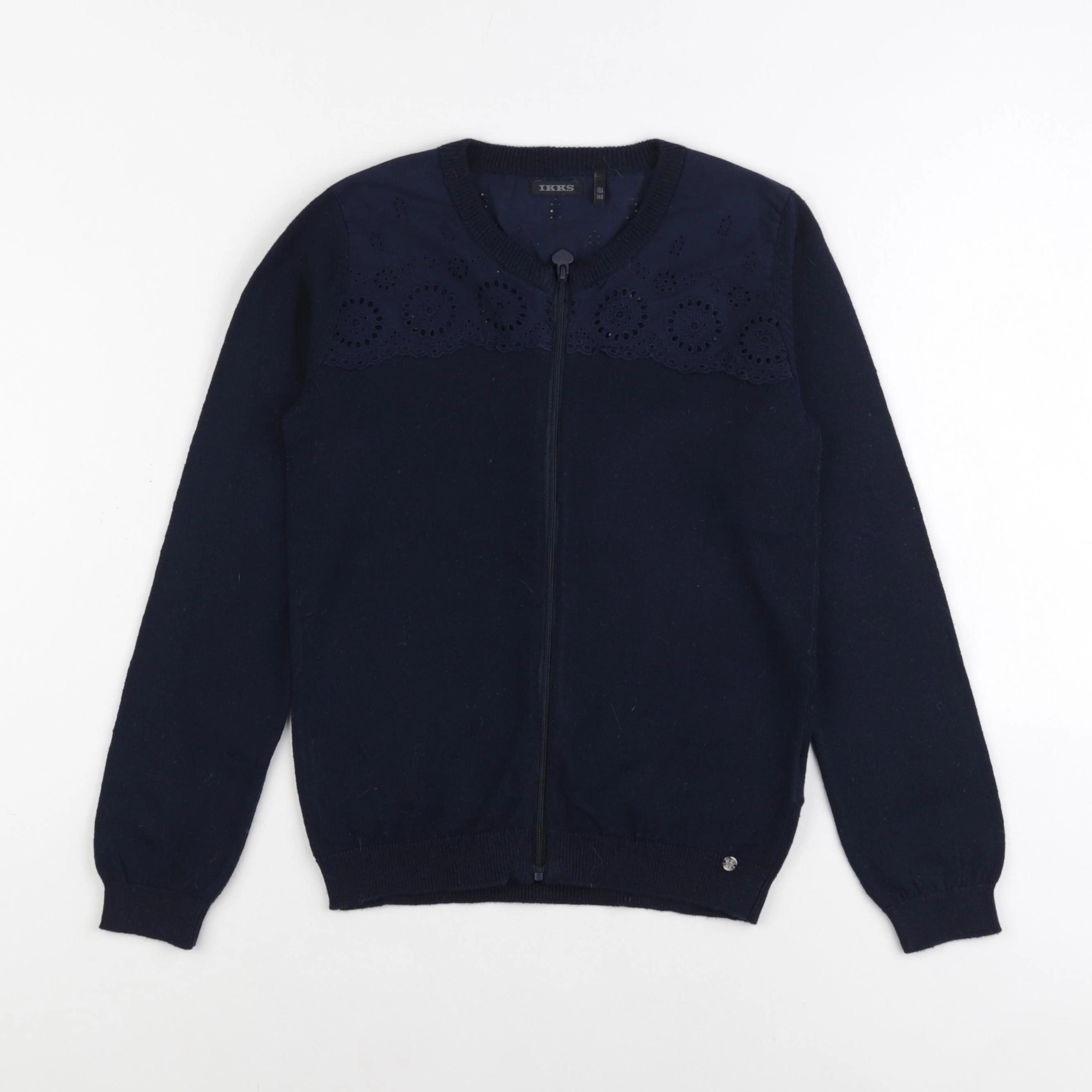 IKKS - gilet bleu - 10 ans