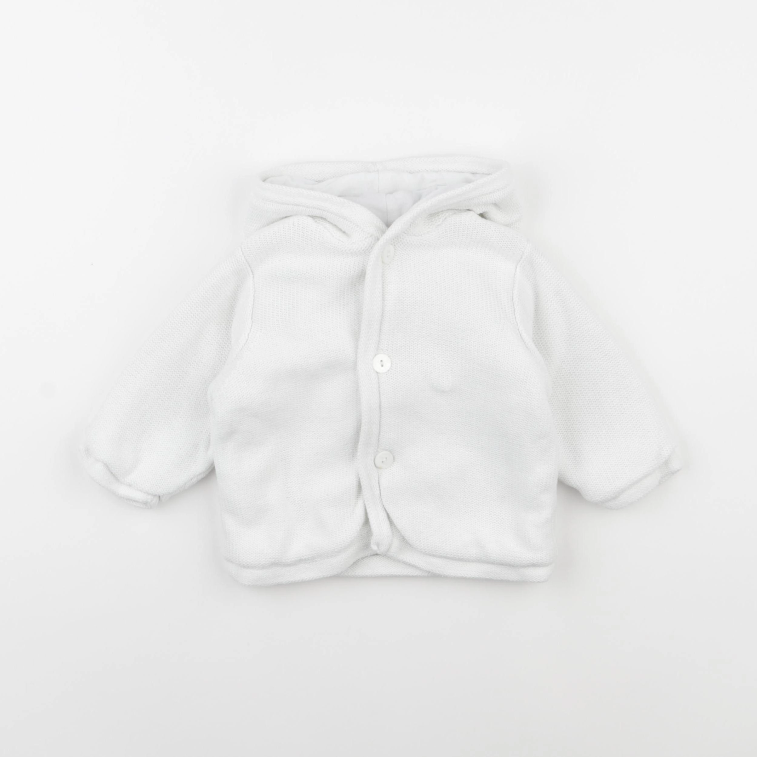 Natalys - veste blanc - 6 mois