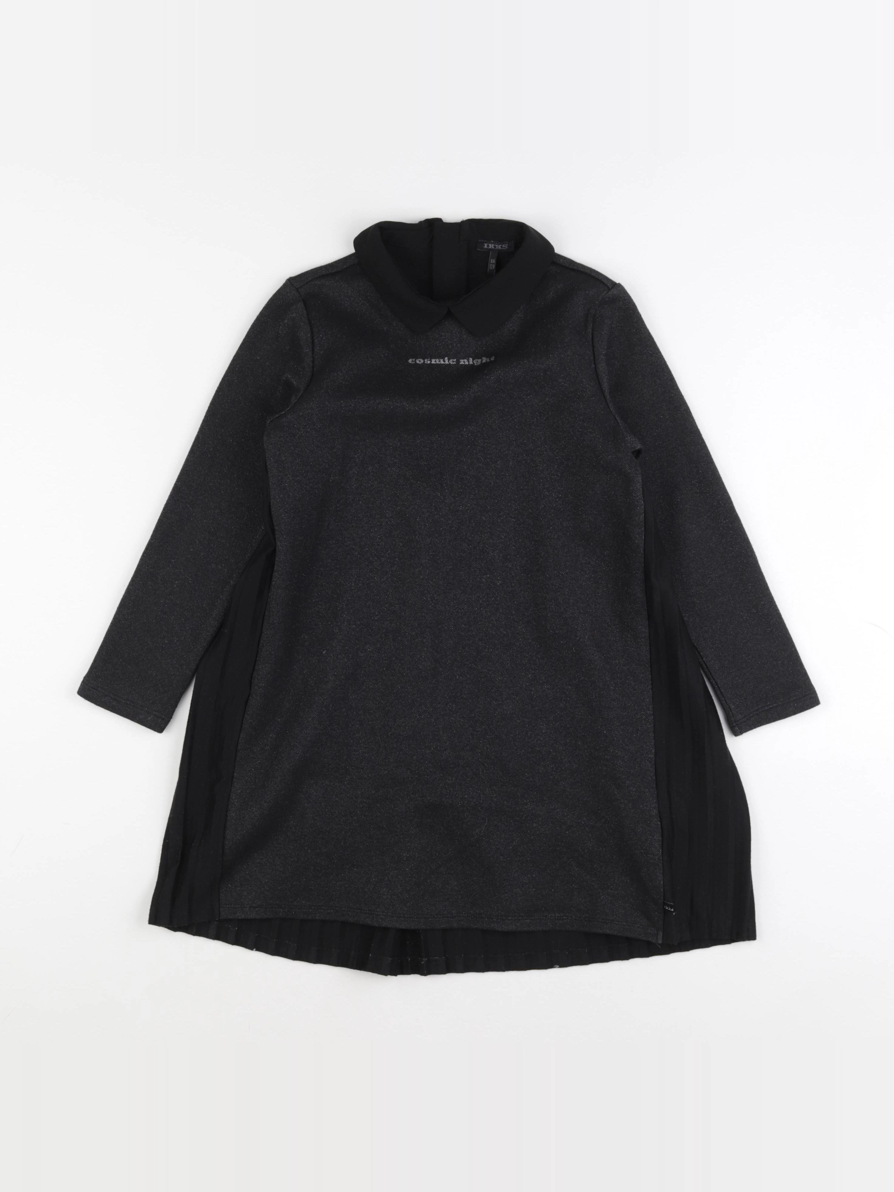 IKKS - robe noir - 8 ans