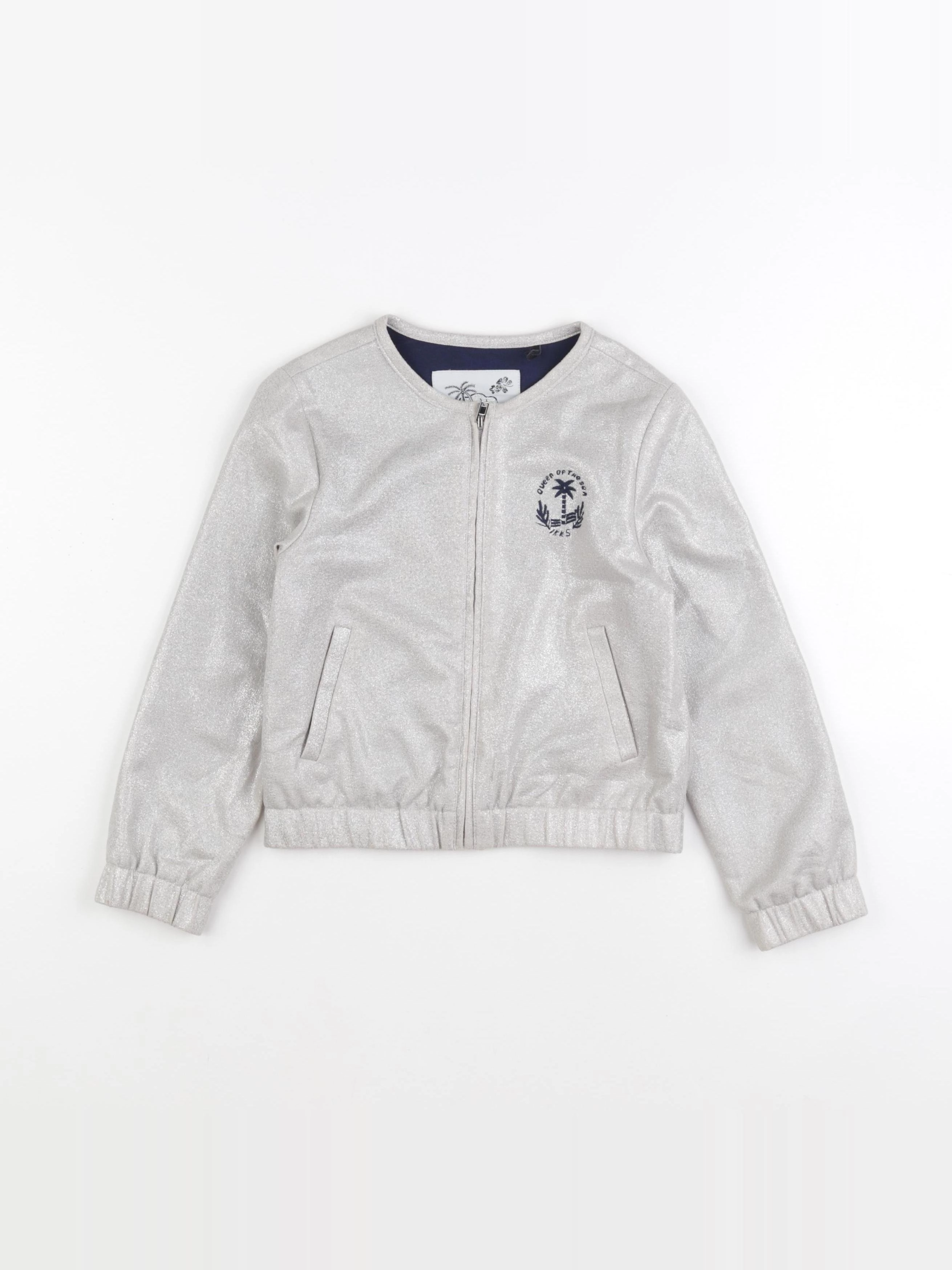 IKKS - veste argent - 6 ans