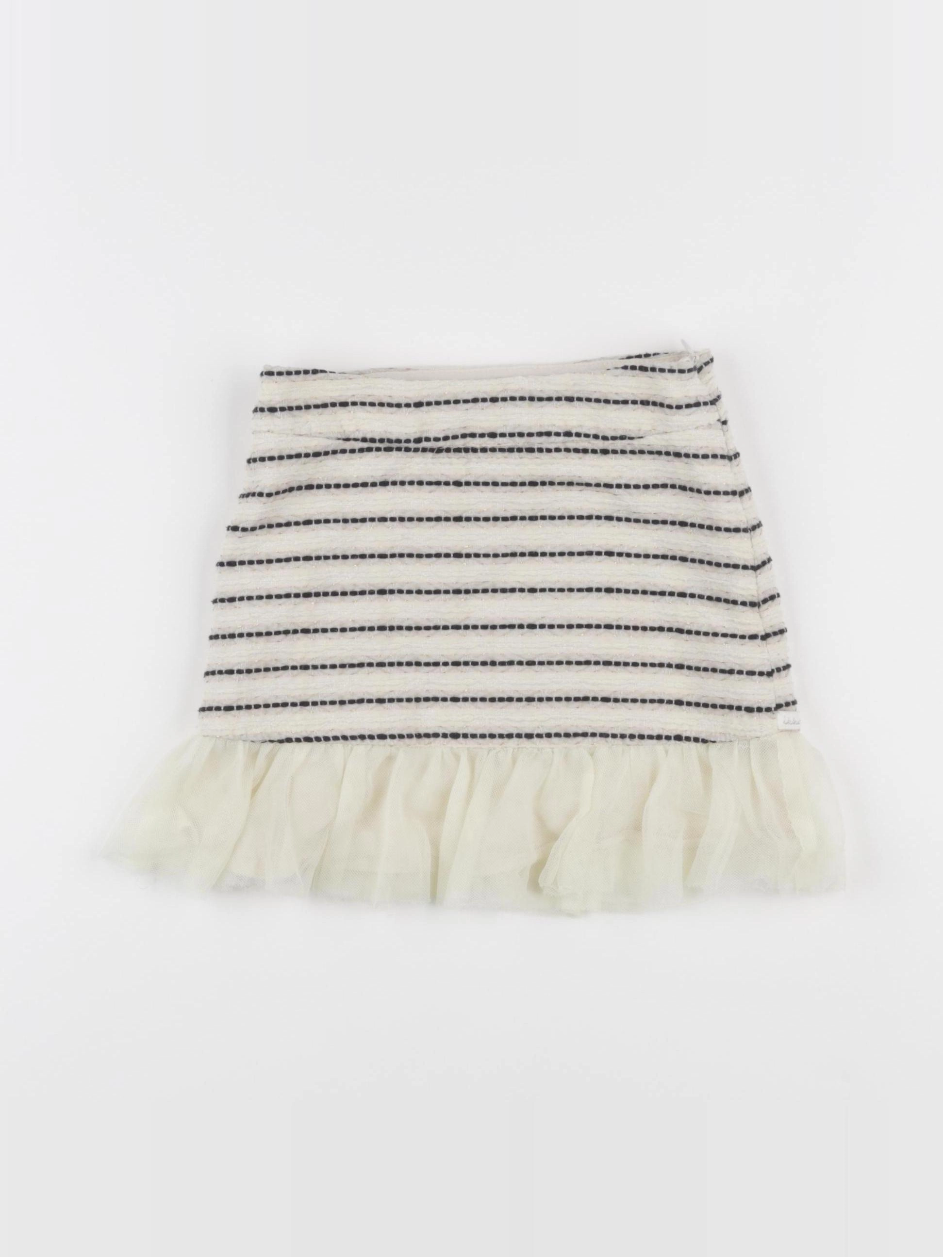 IKKS - jupe beige, noir - 5 ans