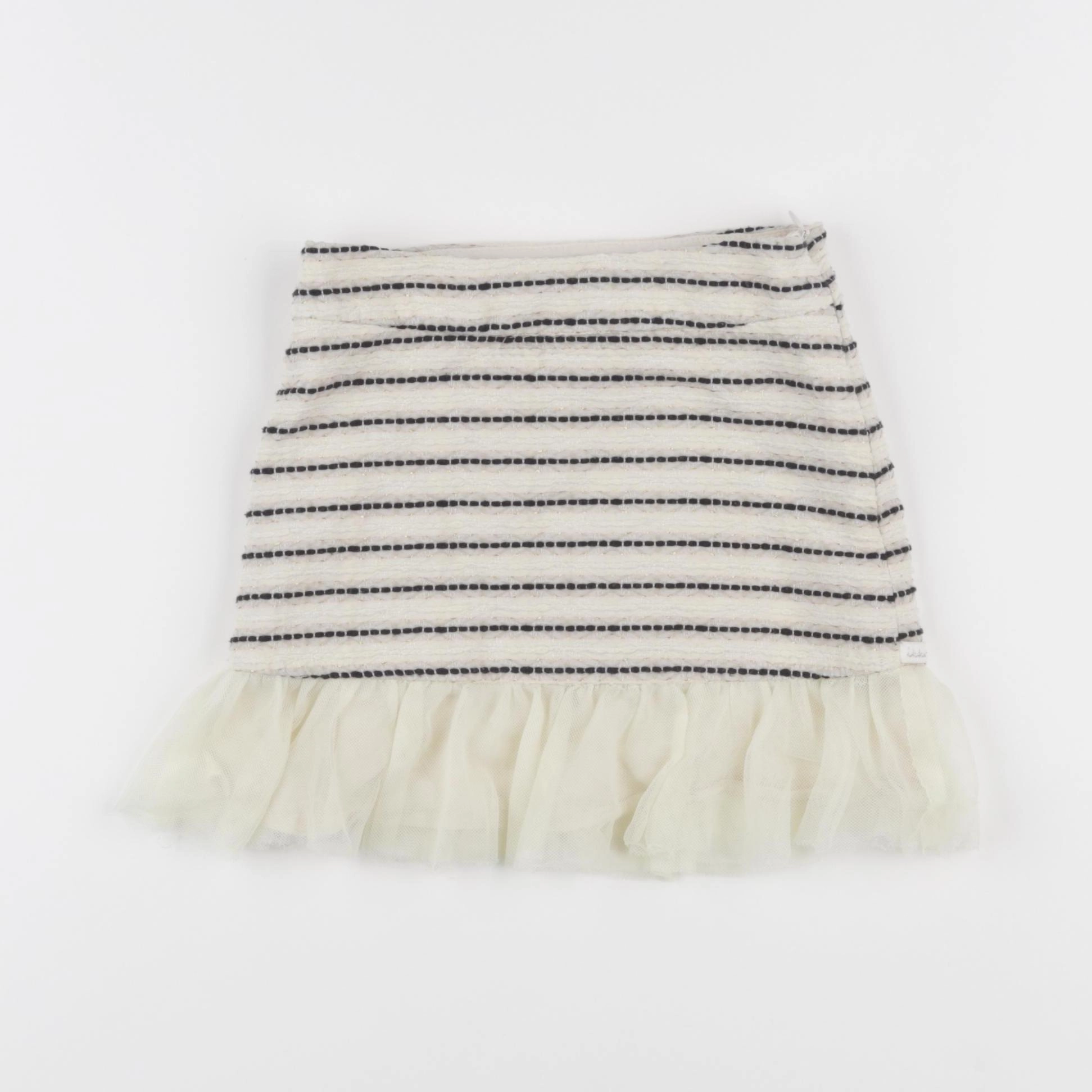 IKKS - jupe beige, noir - 5 ans