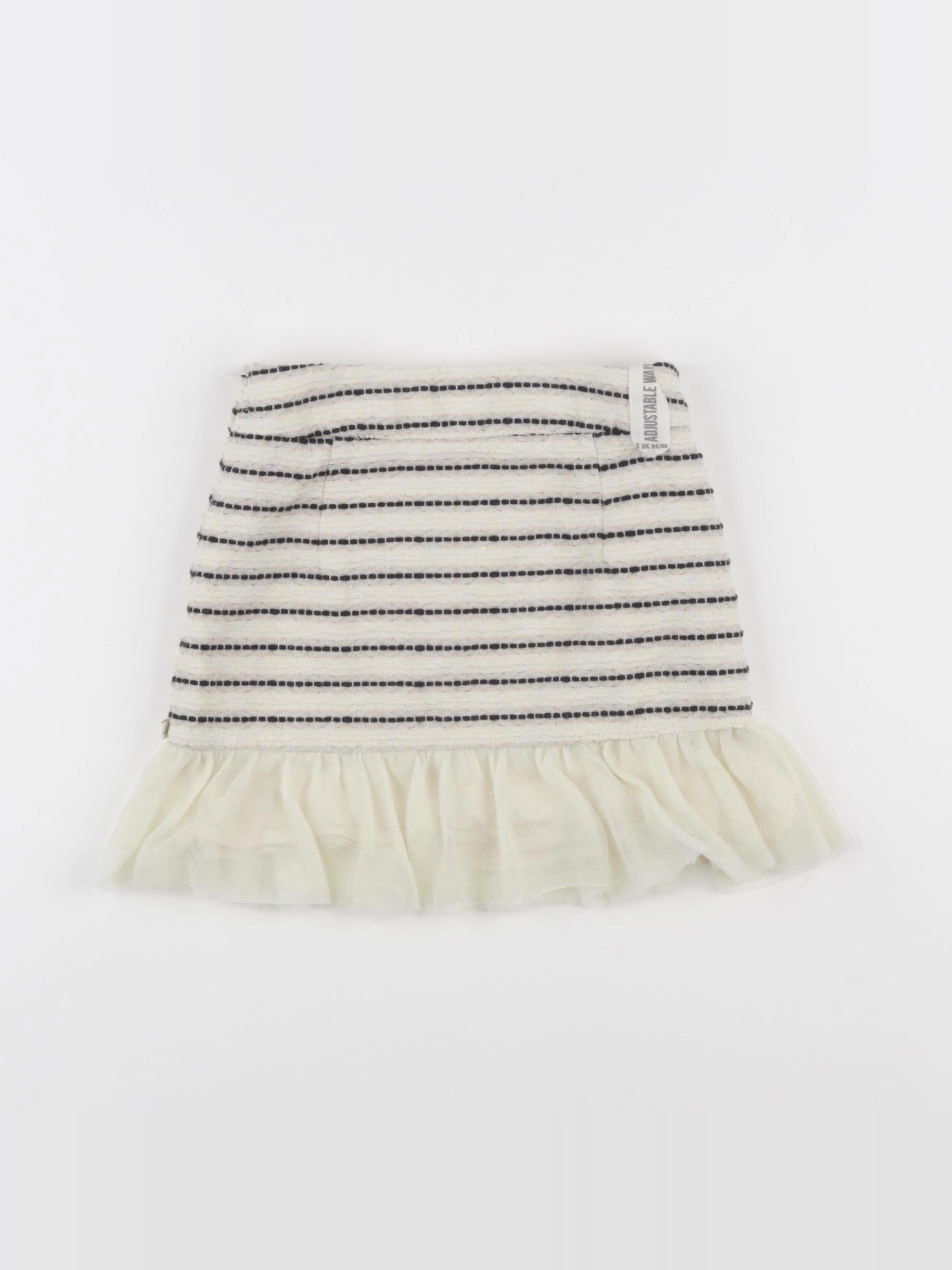 IKKS - jupe beige, noir - 5 ans