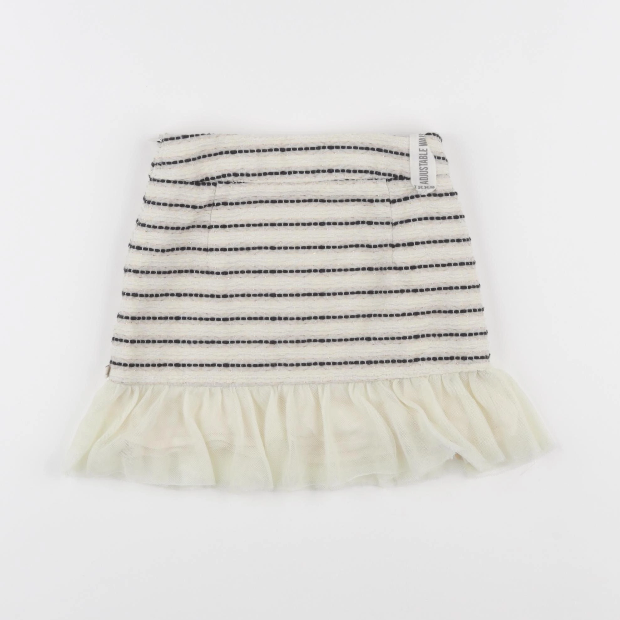IKKS - jupe beige, noir - 5 ans