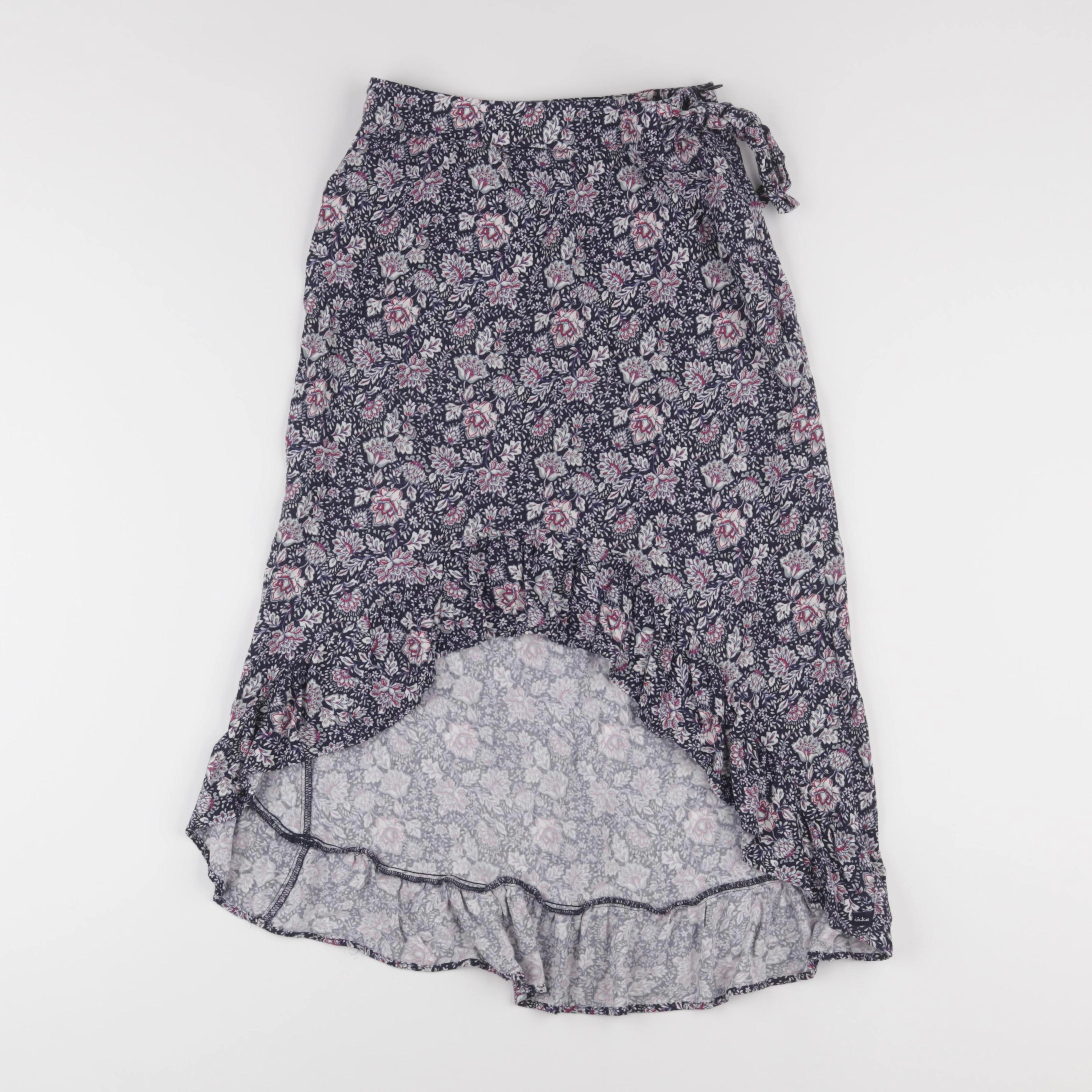 IKKS - jupe bleu, rose - 8 ans