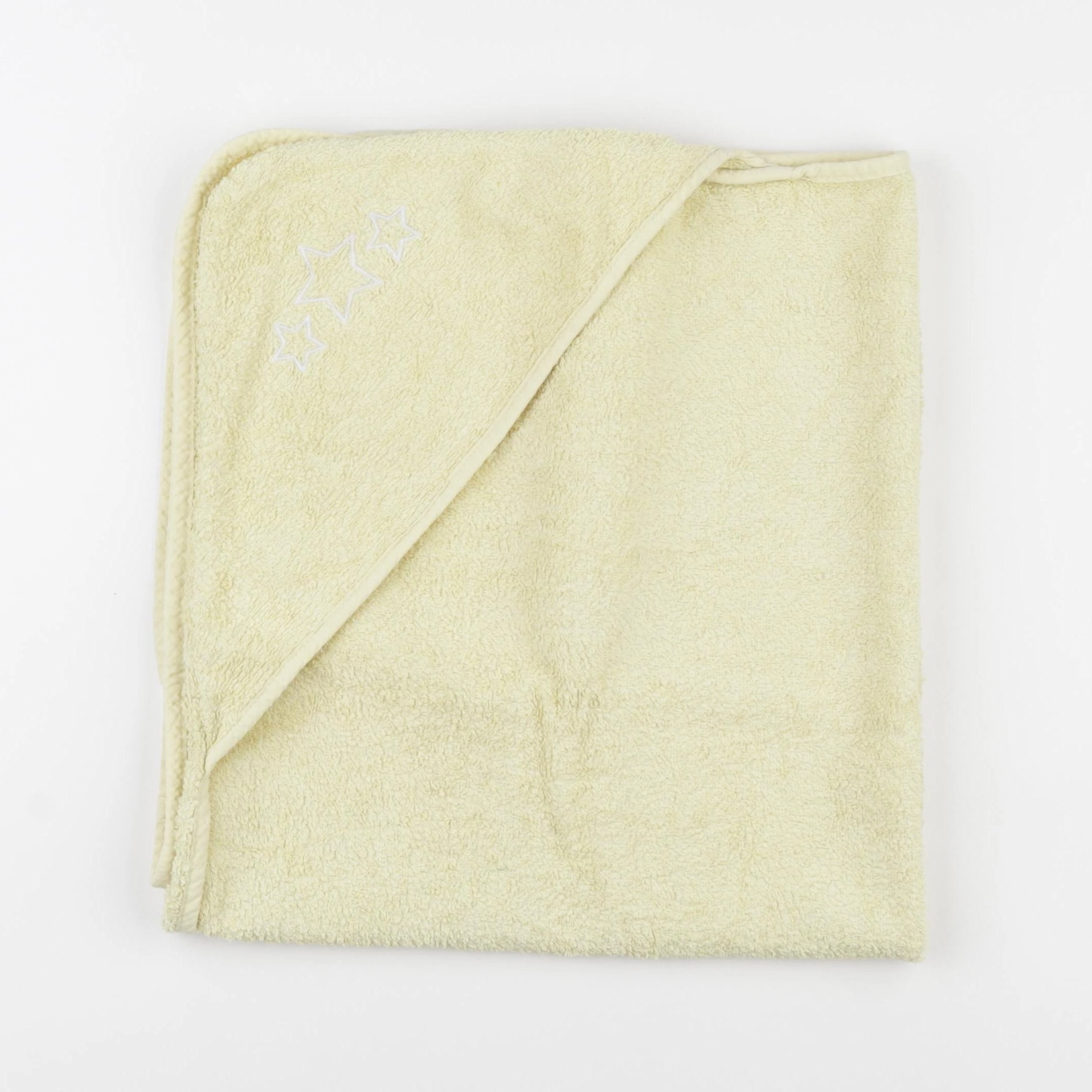 Vertbaudet - cape de bain jaune - 0/12 mois