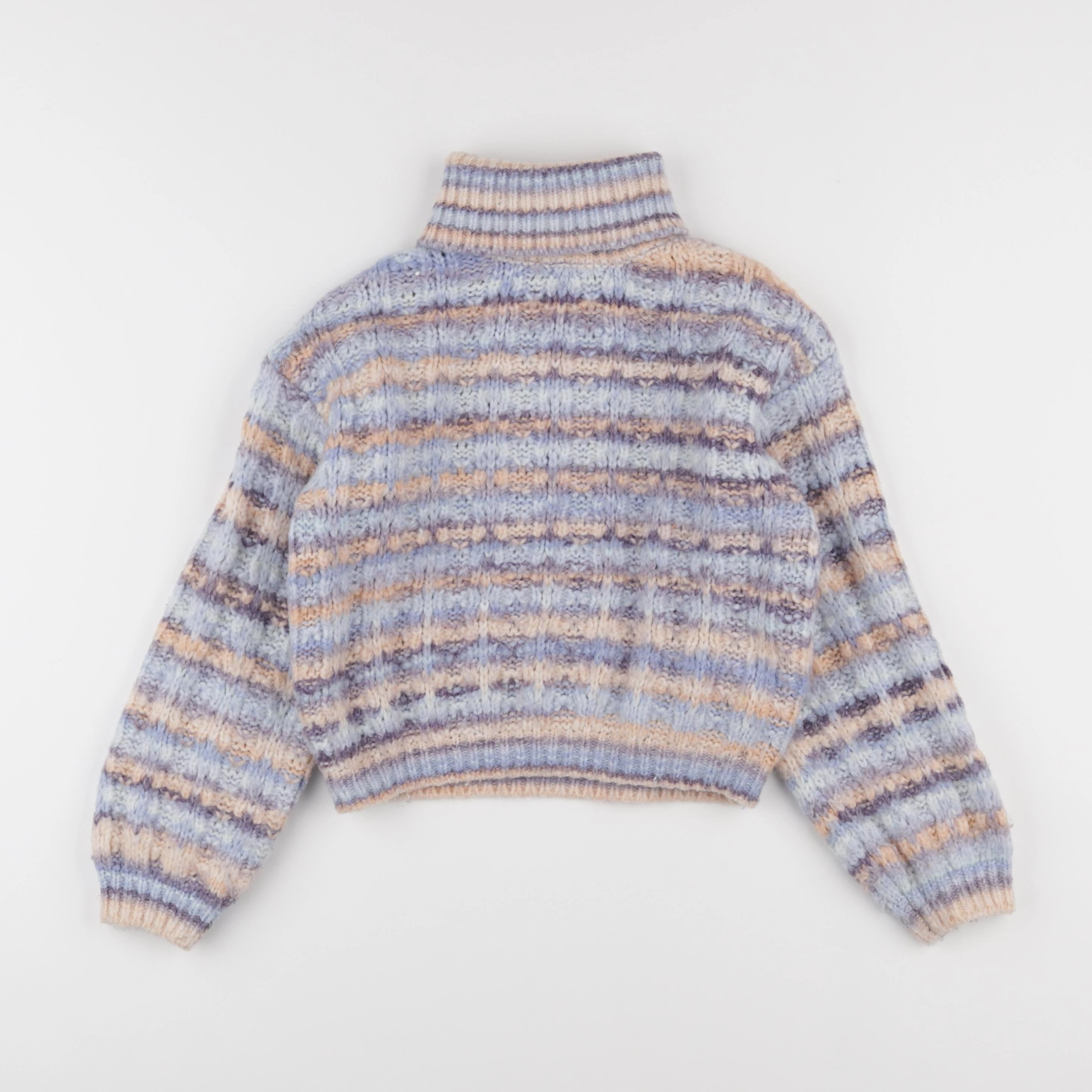 Zara - pull bleu, orange - 8/9 ans