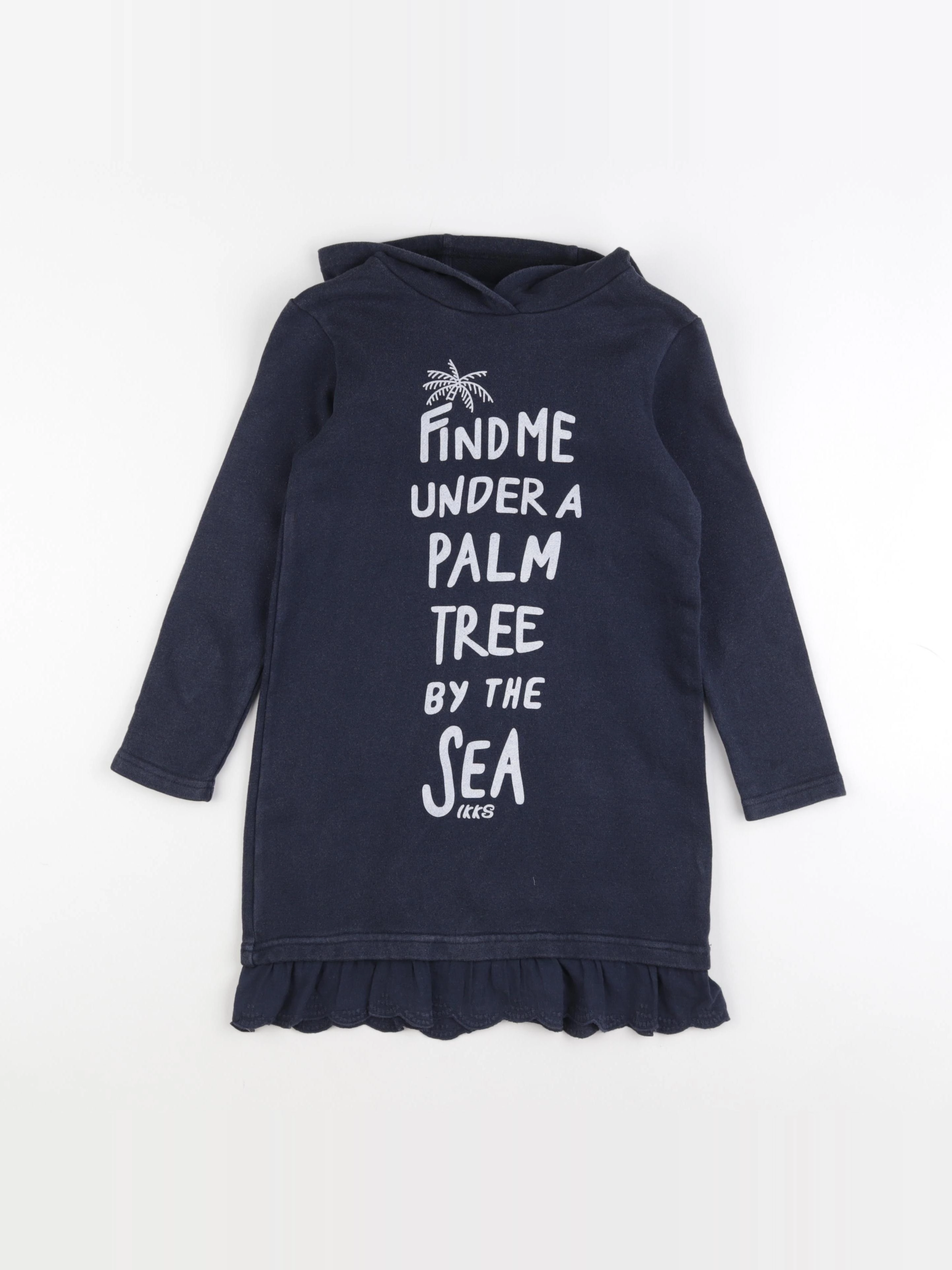 IKKS - robe bleu - 6 ans