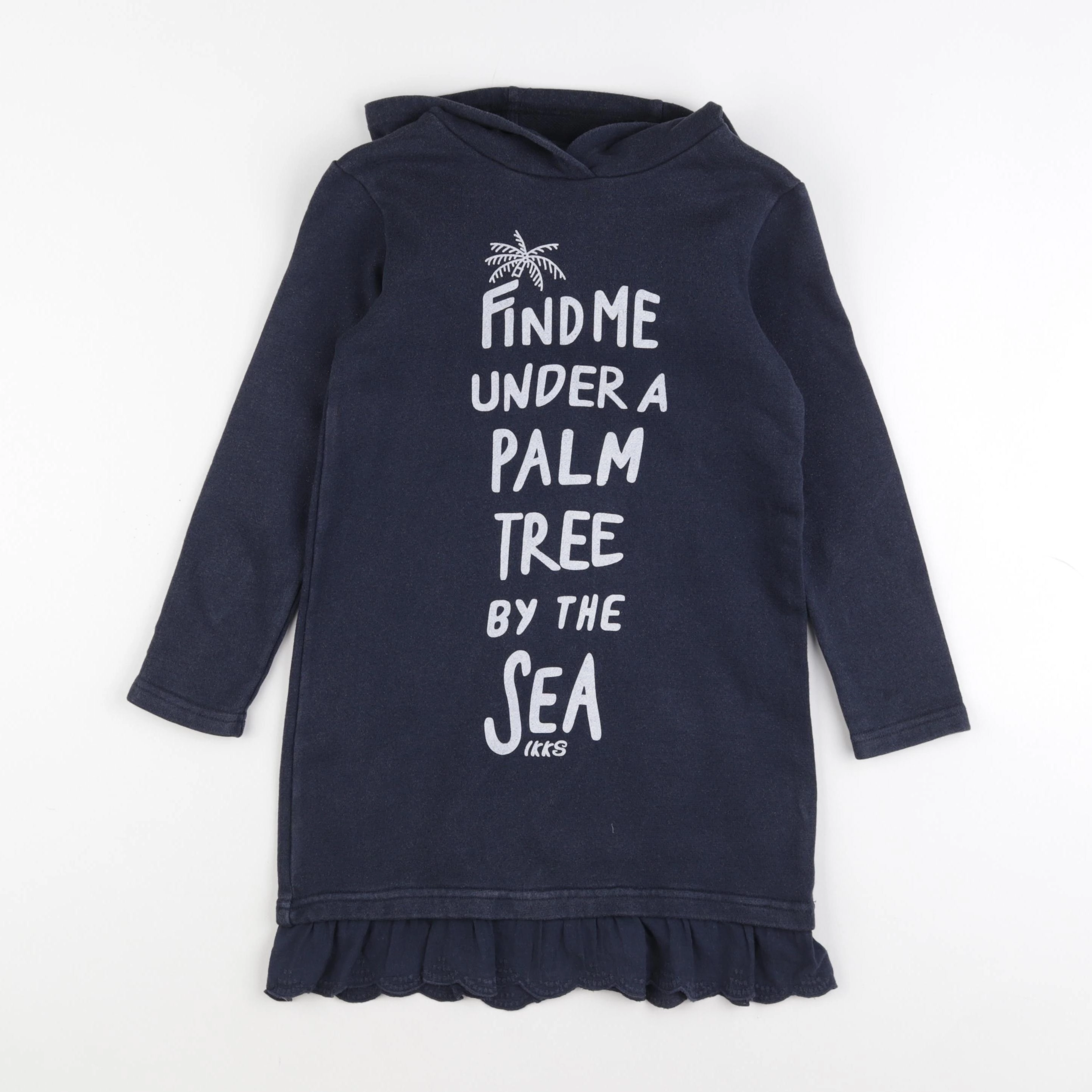 IKKS - robe bleu - 6 ans