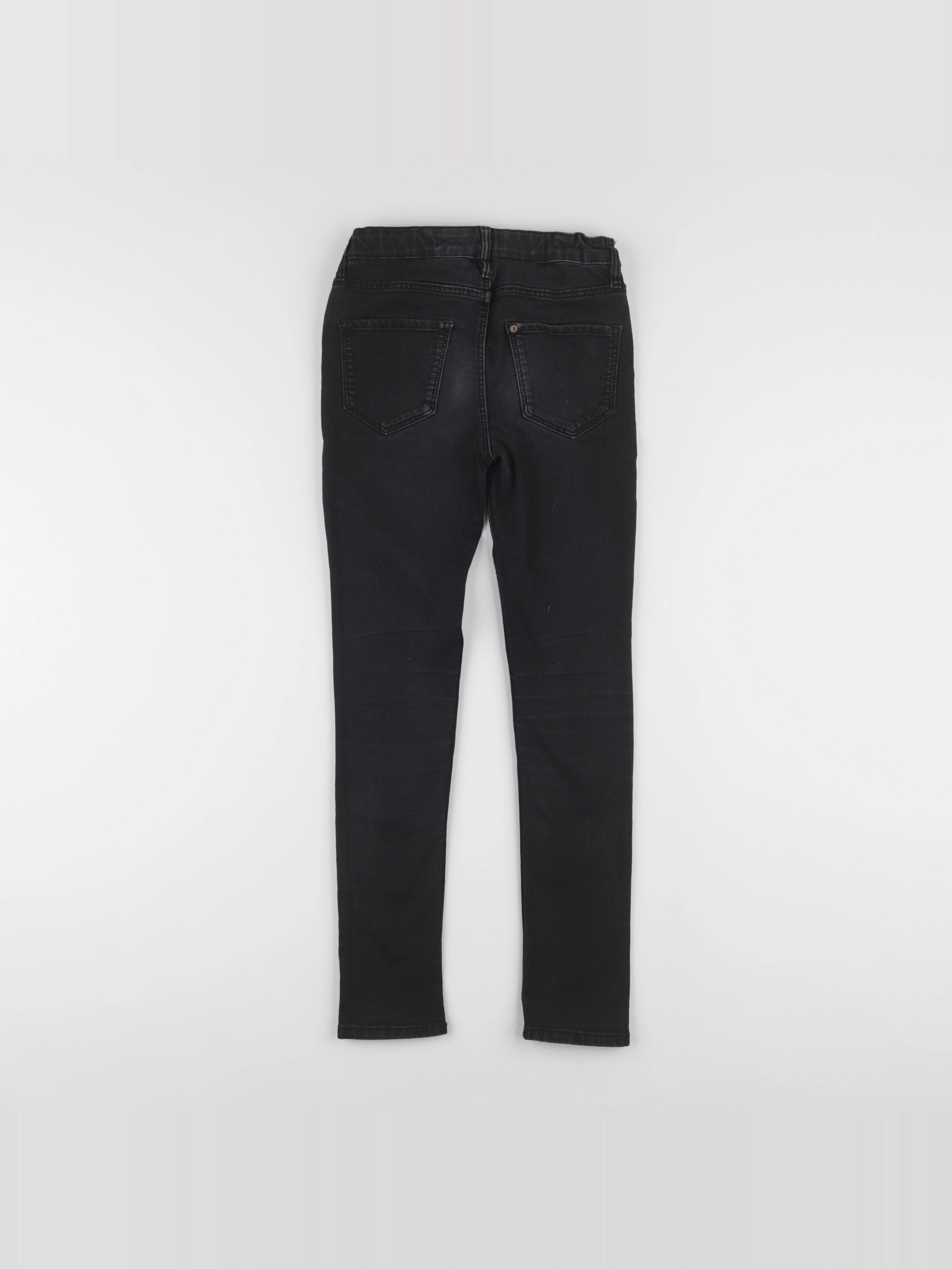 H&M - jean noir - 9/10 ans