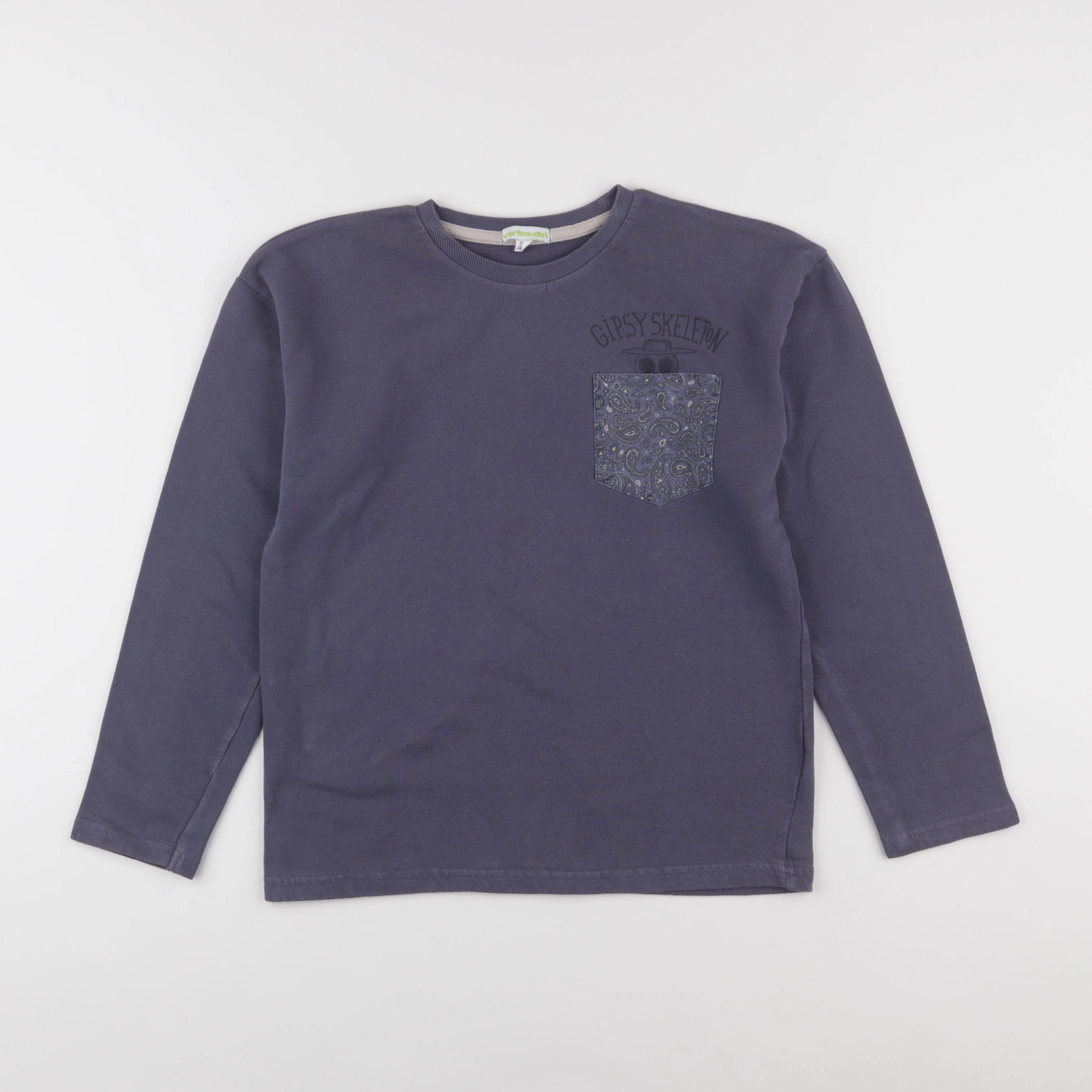 Vertbaudet - sweat bleu - 12 ans