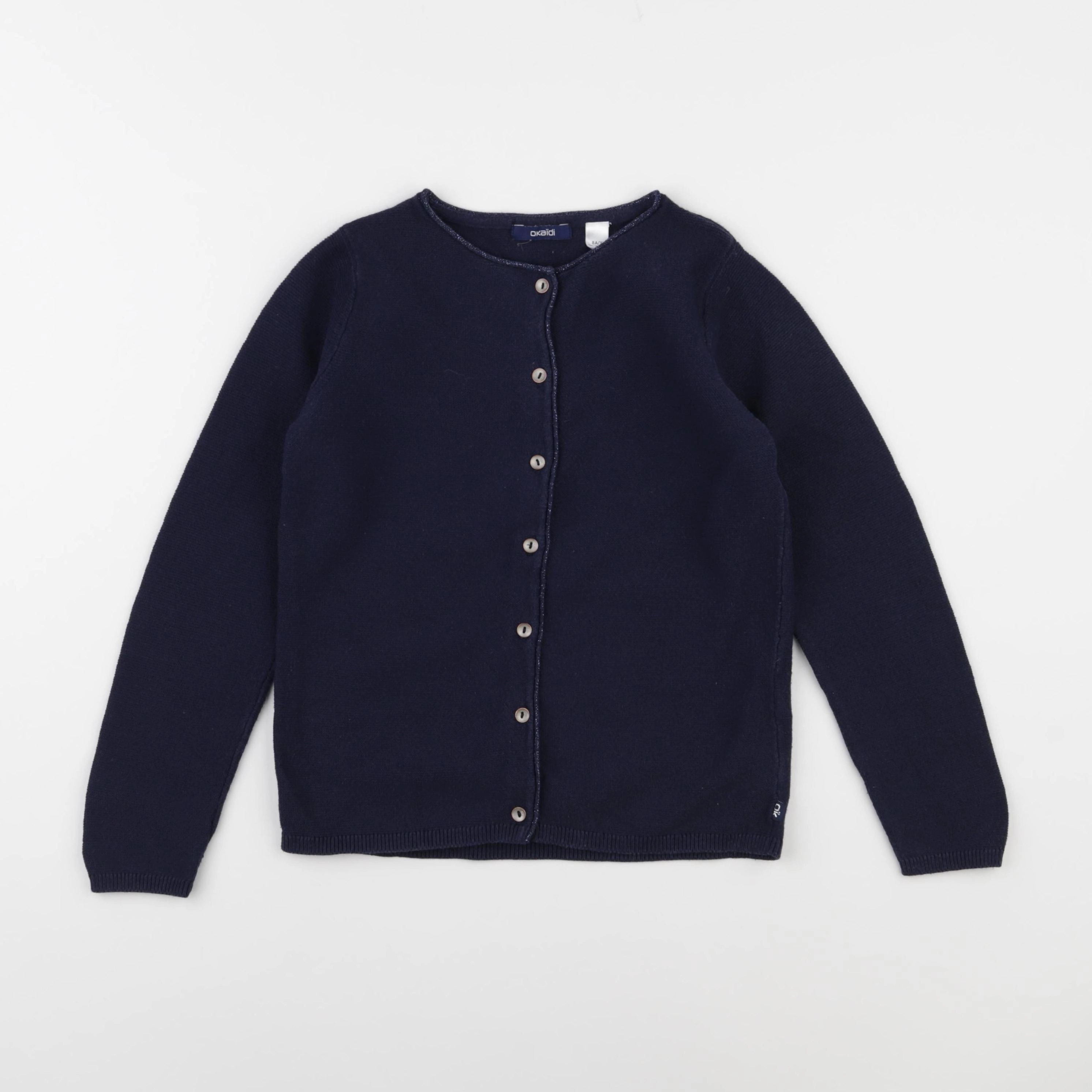 Okaidi - gilet bleu - 8 ans