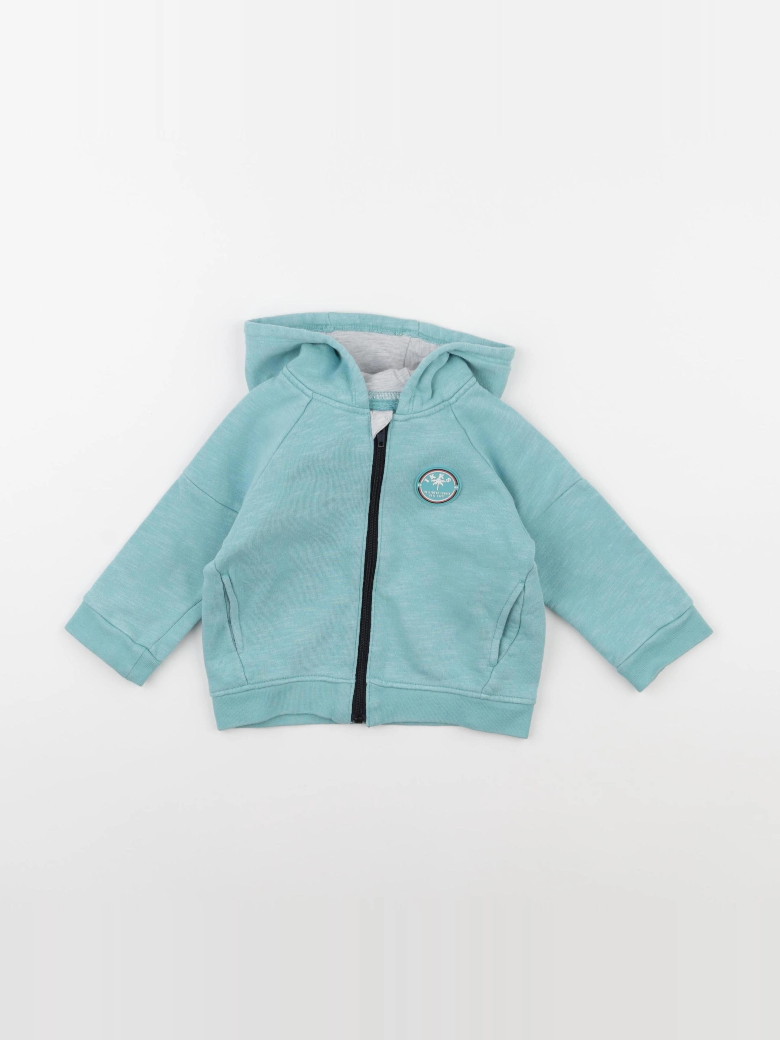 IKKS - sweat bleu - 12 mois