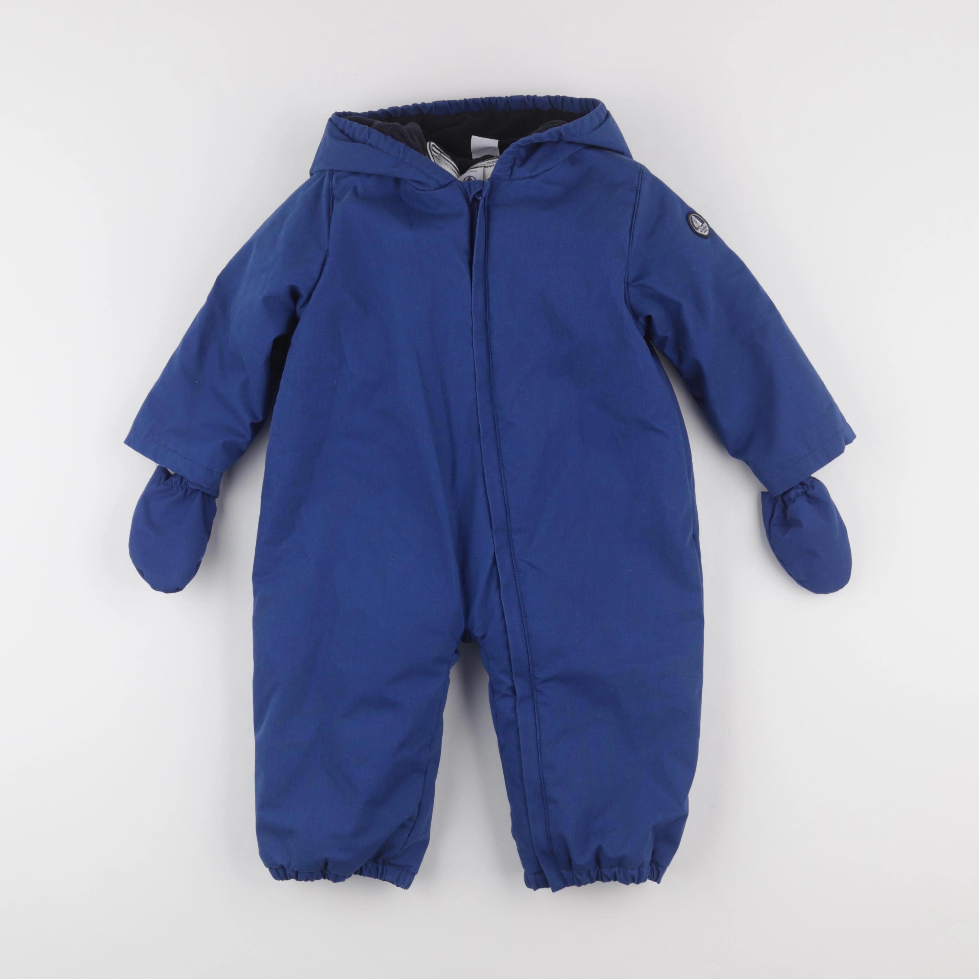 Petit Bateau - combi-pilote bleu - 18 mois
