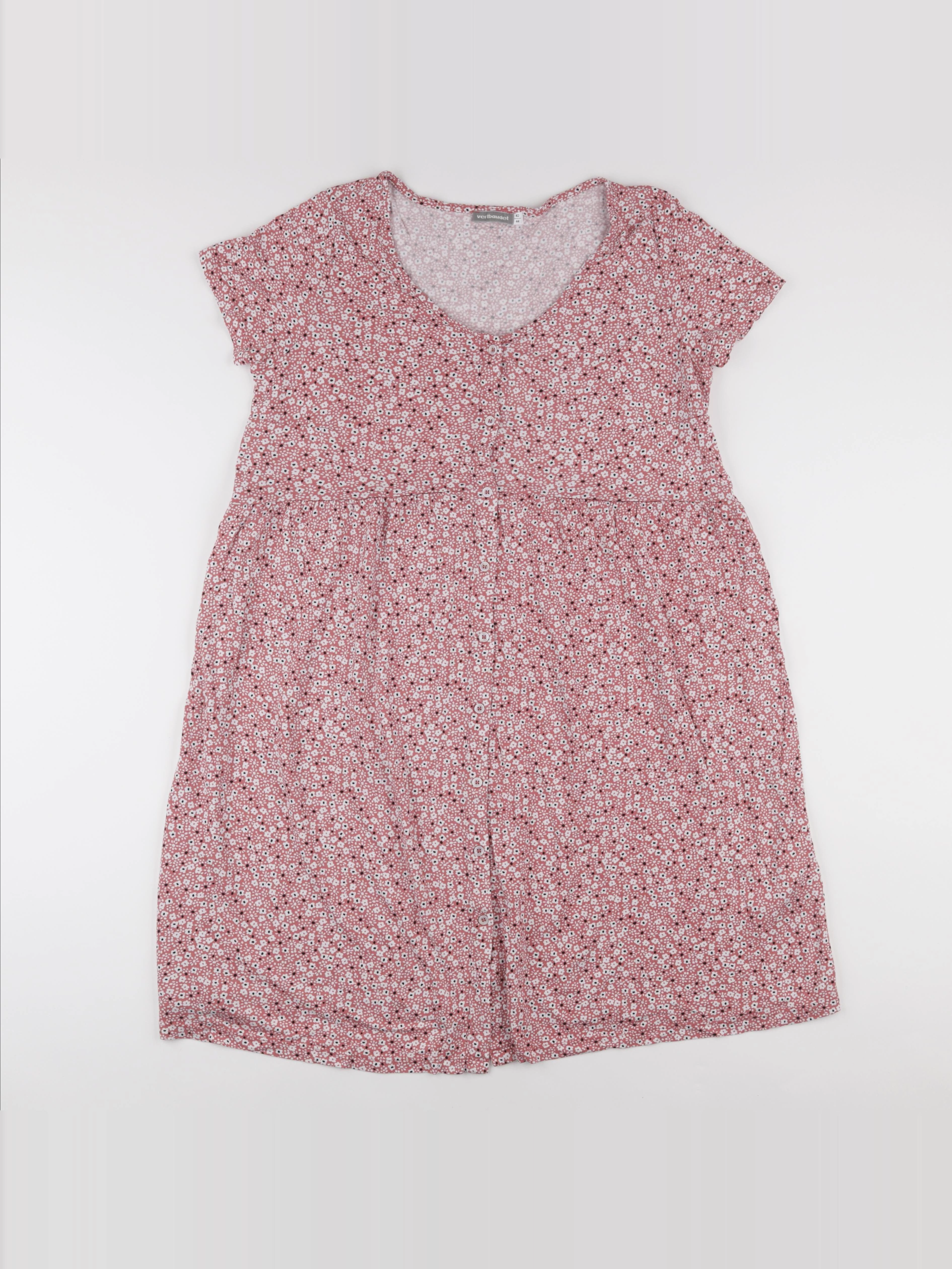 Vertbaudet - robe grossesse rose, blanc - 42 à 44