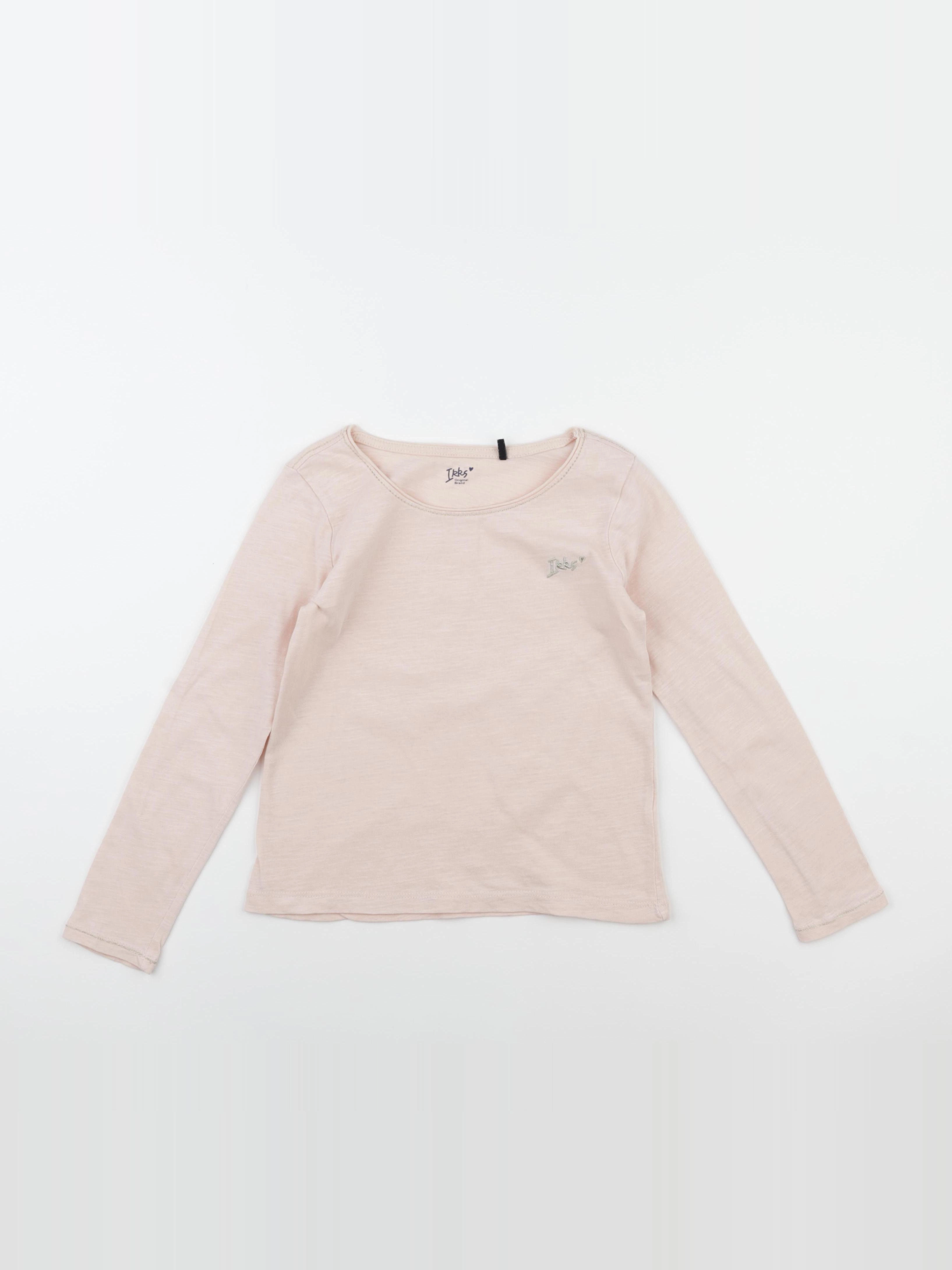 IKKS - tee-shirt rose - 8 ans