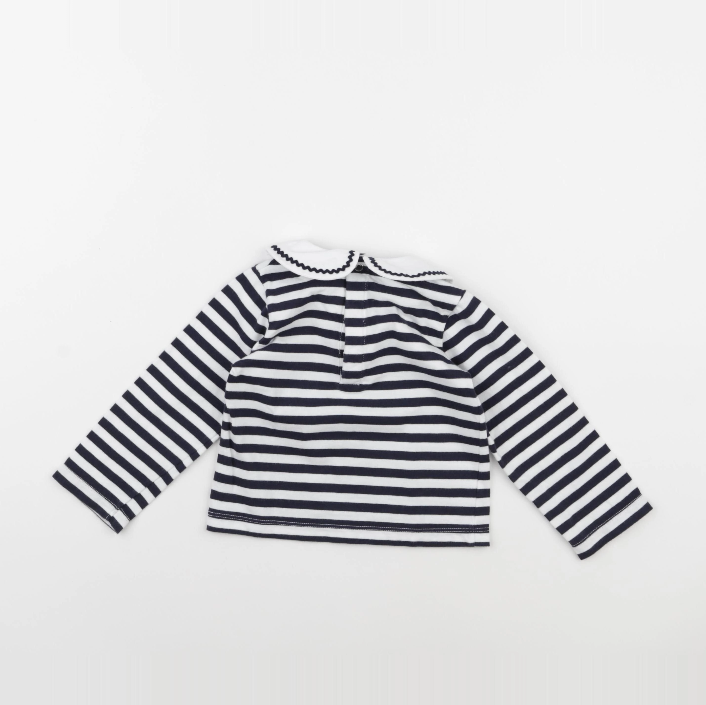 Jacadi - tee-shirt blanc, bleu - 24 mois
