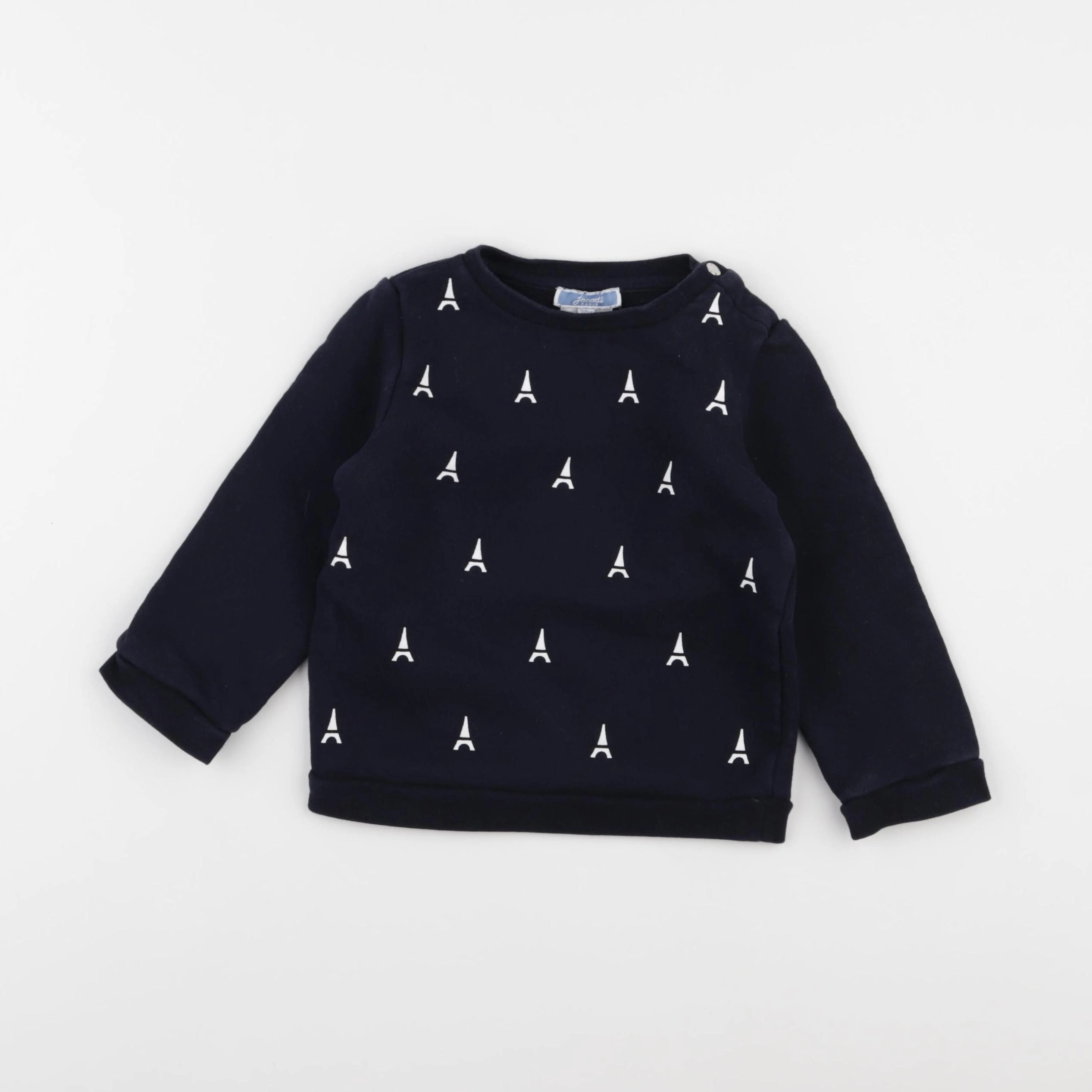 Jacadi - sweat bleu - 24 mois