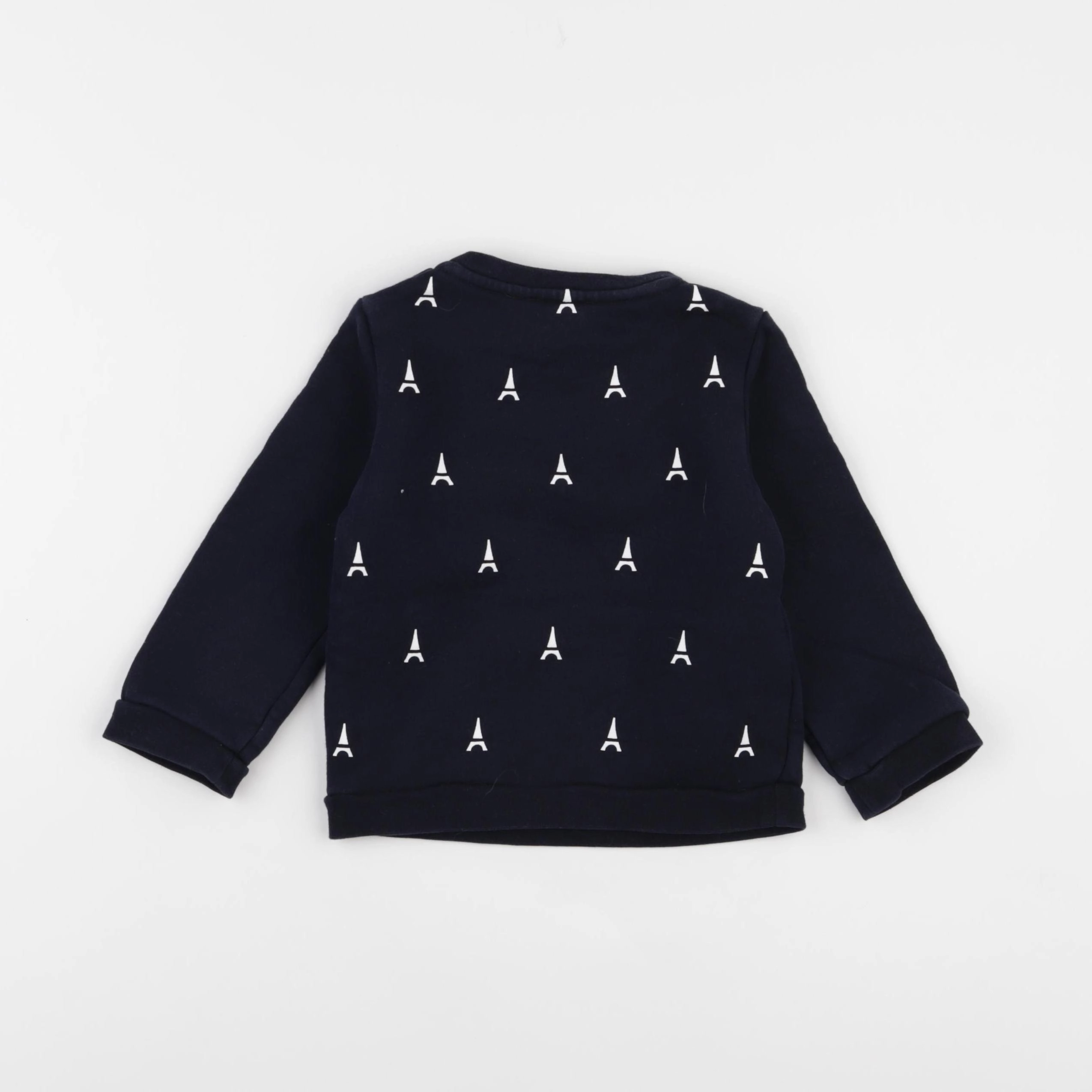 Jacadi - sweat bleu - 24 mois
