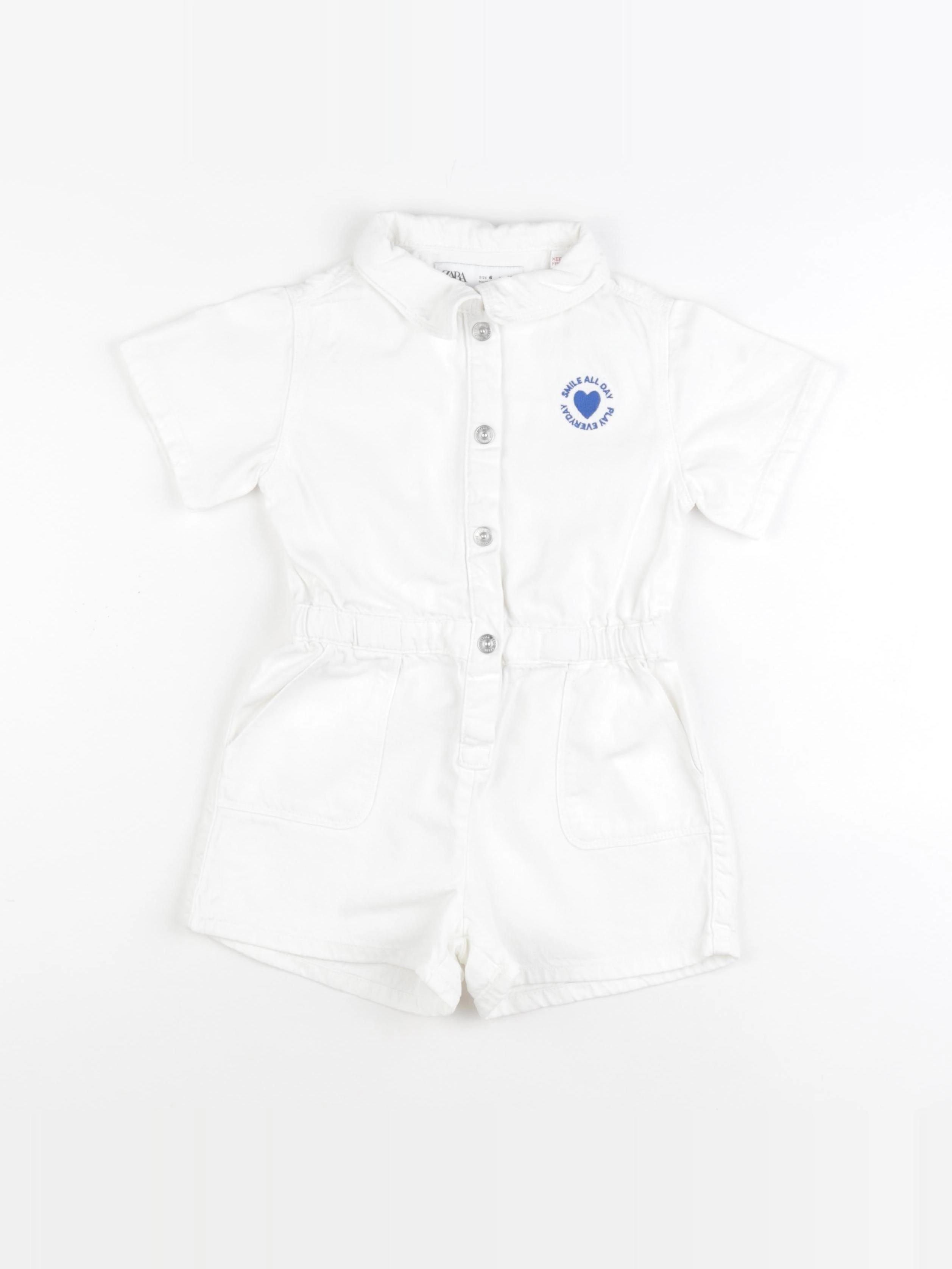 Zara - combinaison blanc - 6 ans