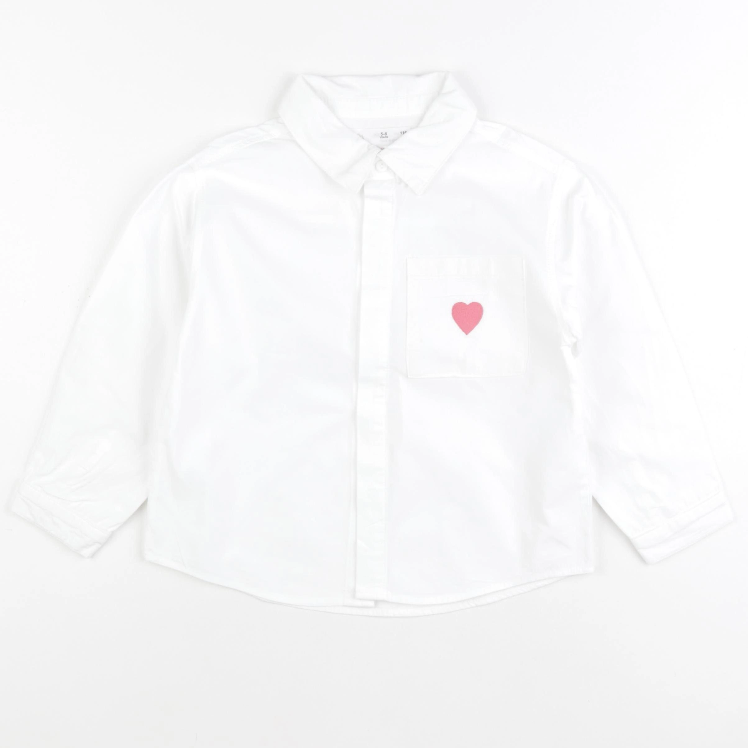 Zara - chemise blanc - 5/6 ans