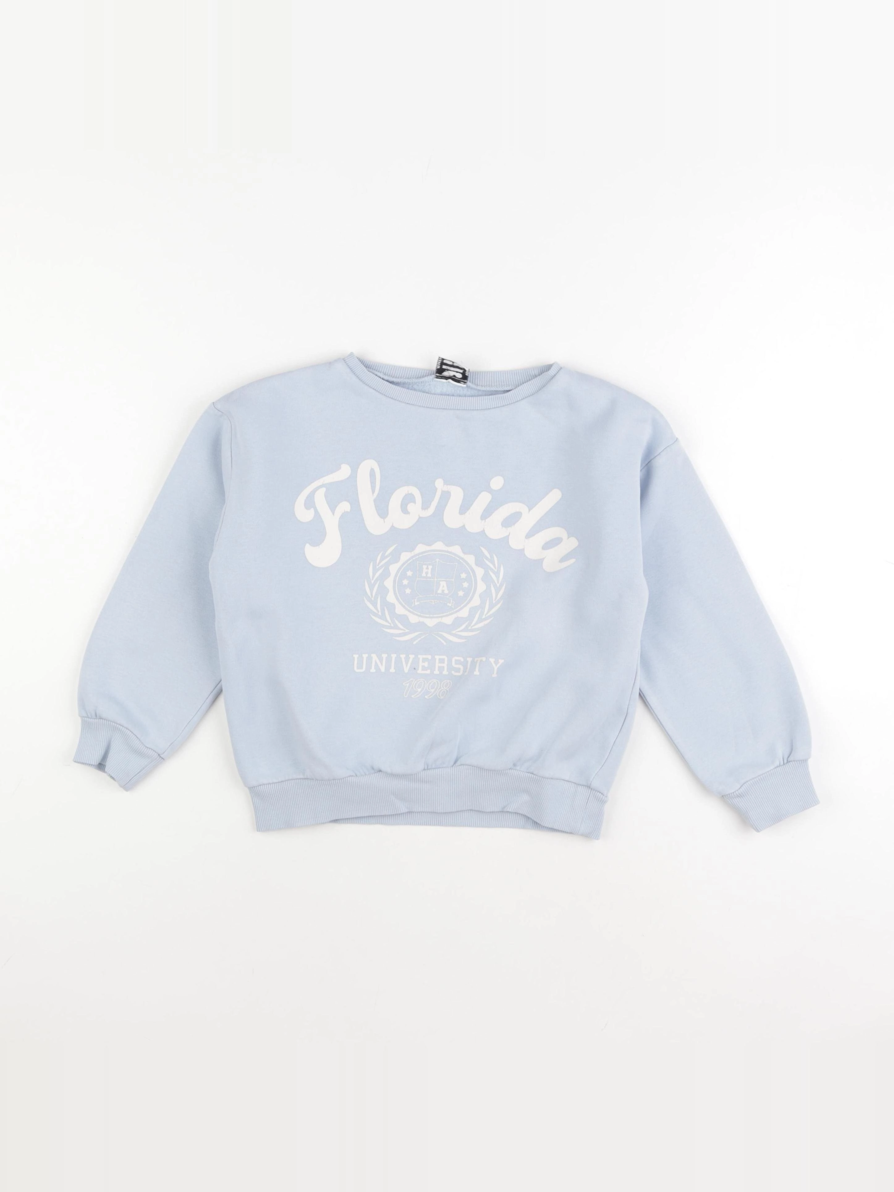 Tape à l'oeil - sweat bleu - 6 ans