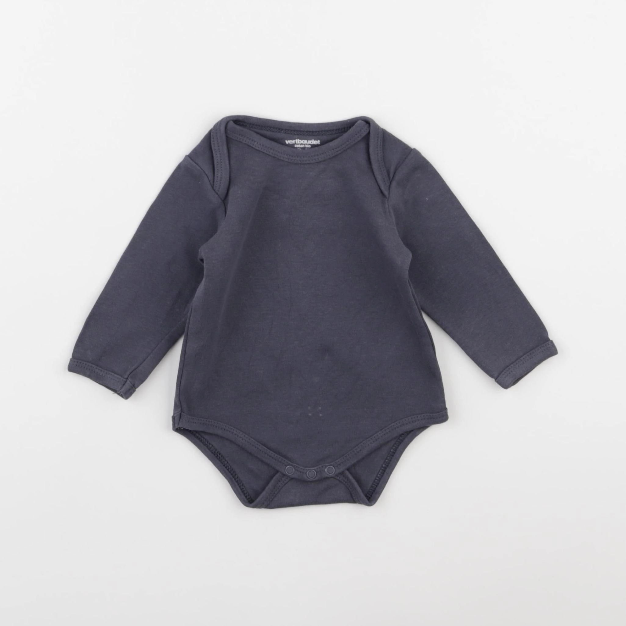 Vertbaudet - body bleu - 6 mois