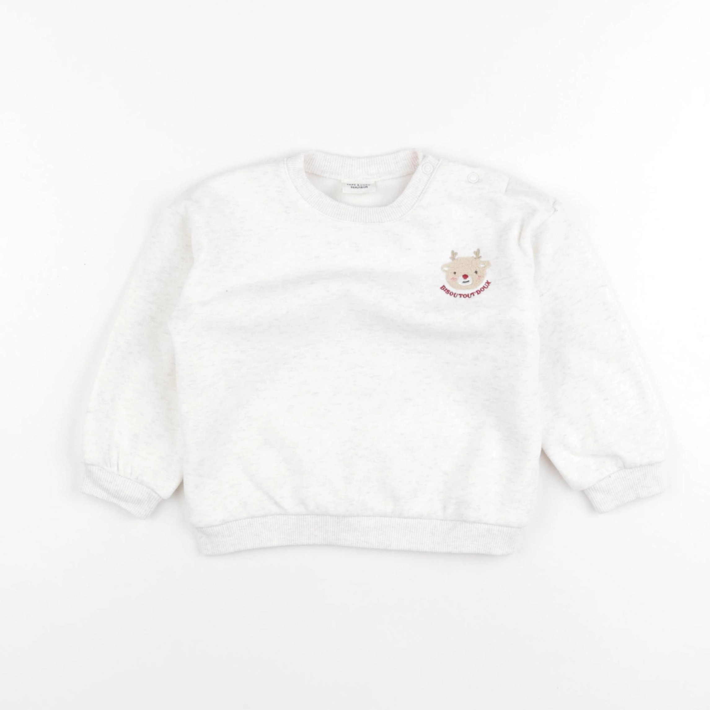 Tape à l'oeil - sweat beige - 3 mois