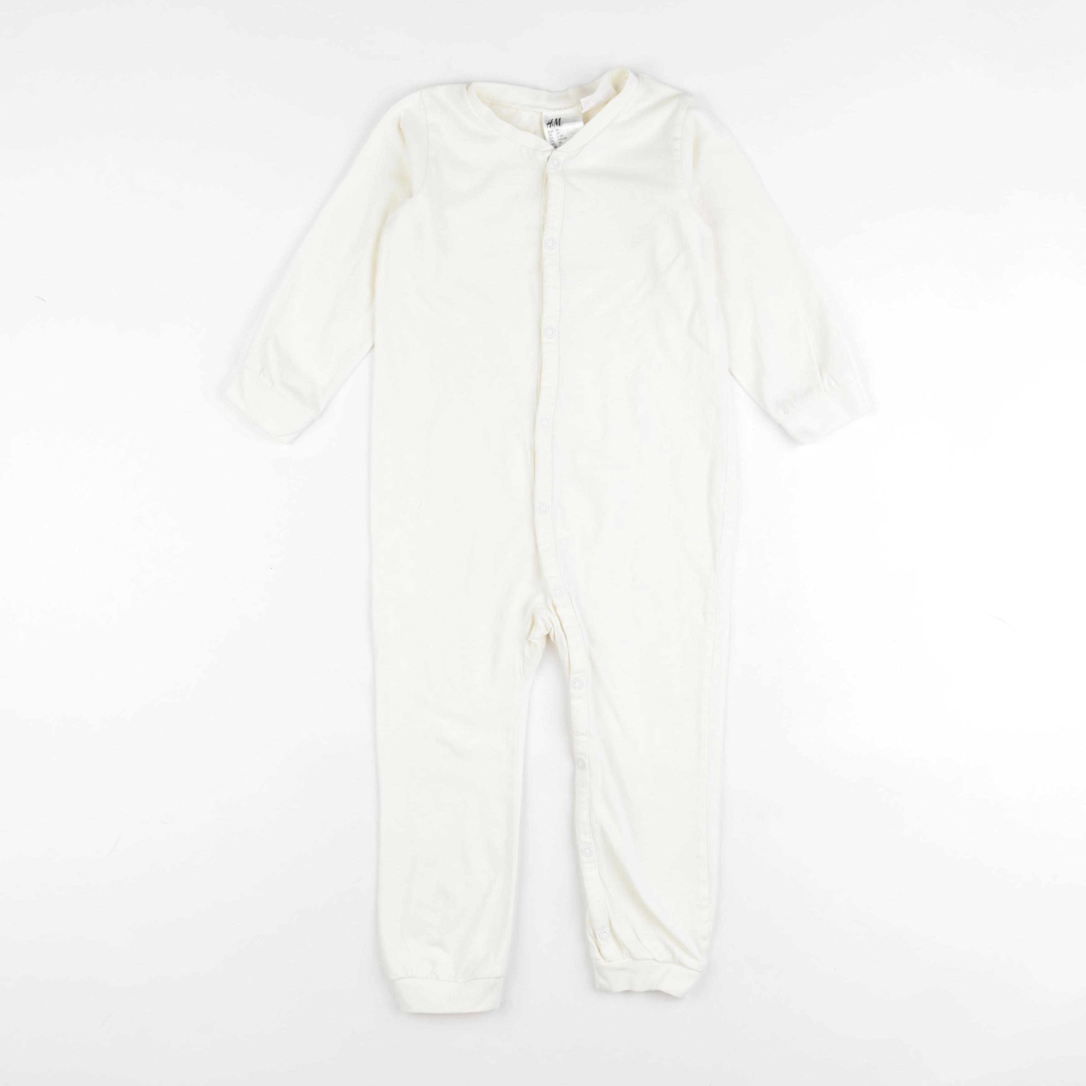 H&M - pyjama coton beige - 2/3 ans