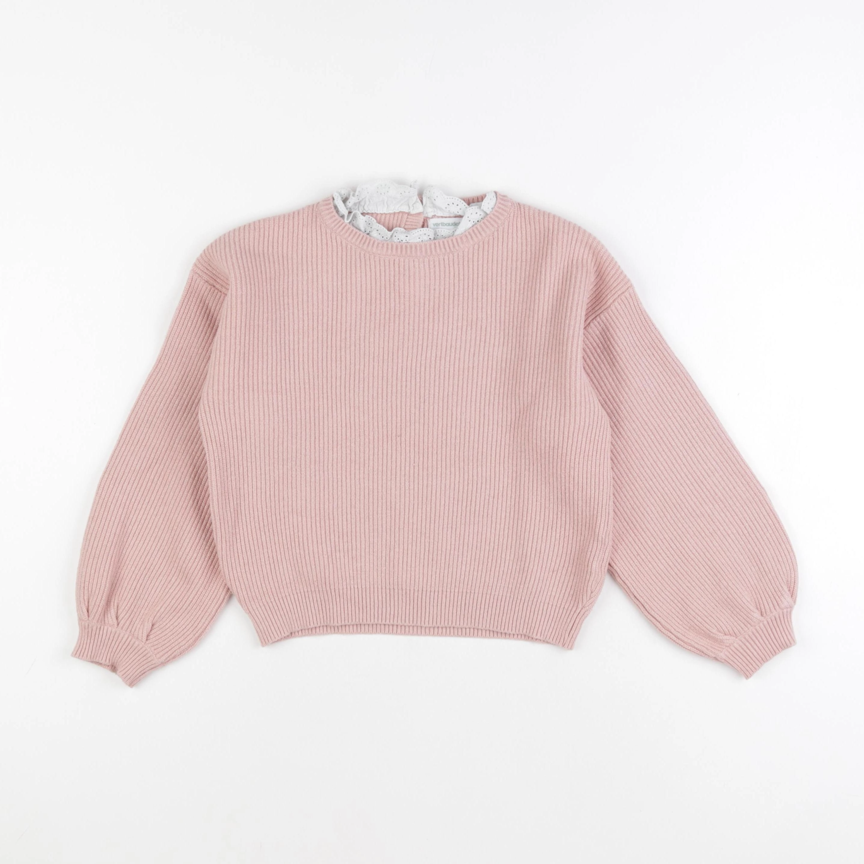 Vertbaudet - pull rose - 8 ans