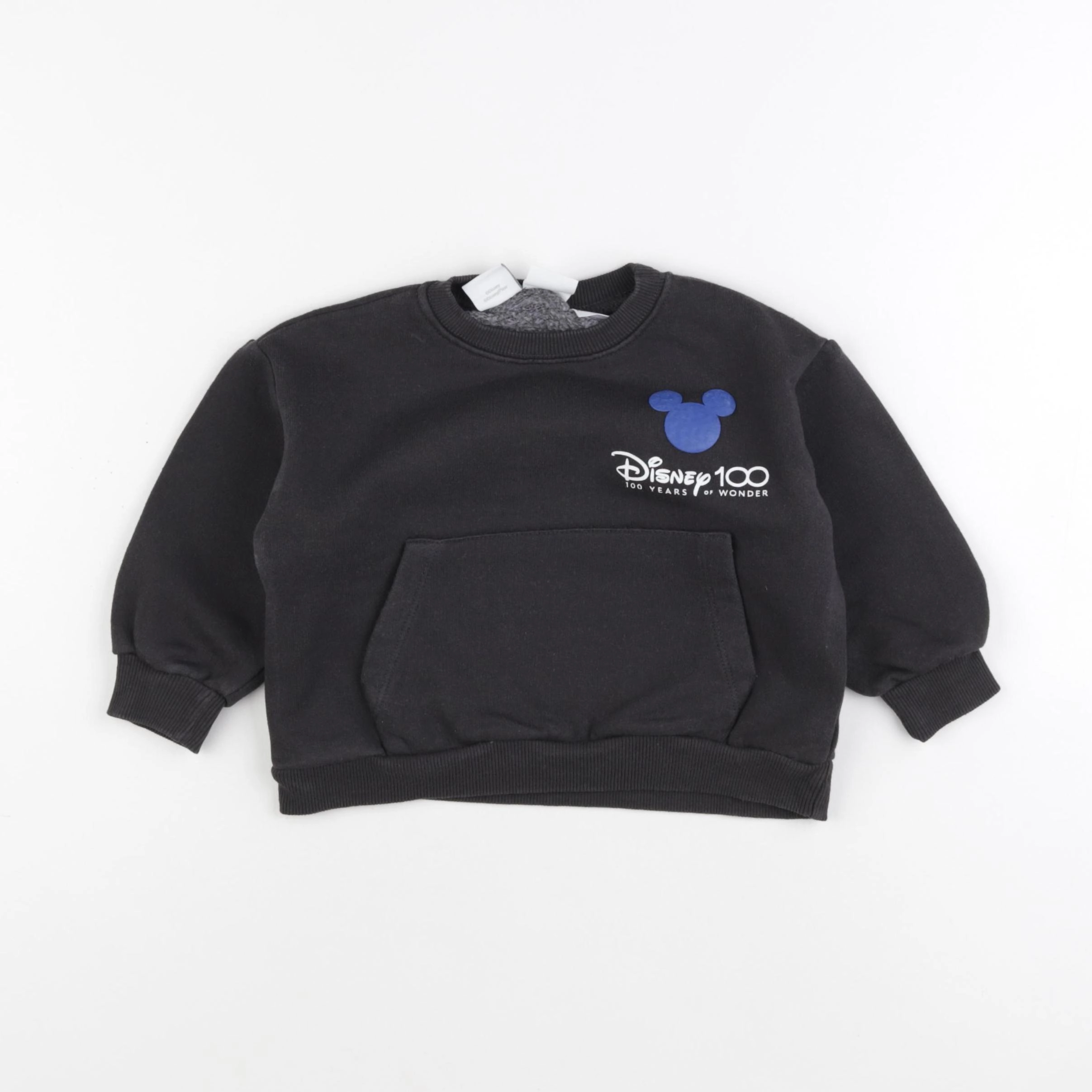 Zara - sweat imprimé au dos noir - 2/3 ans
