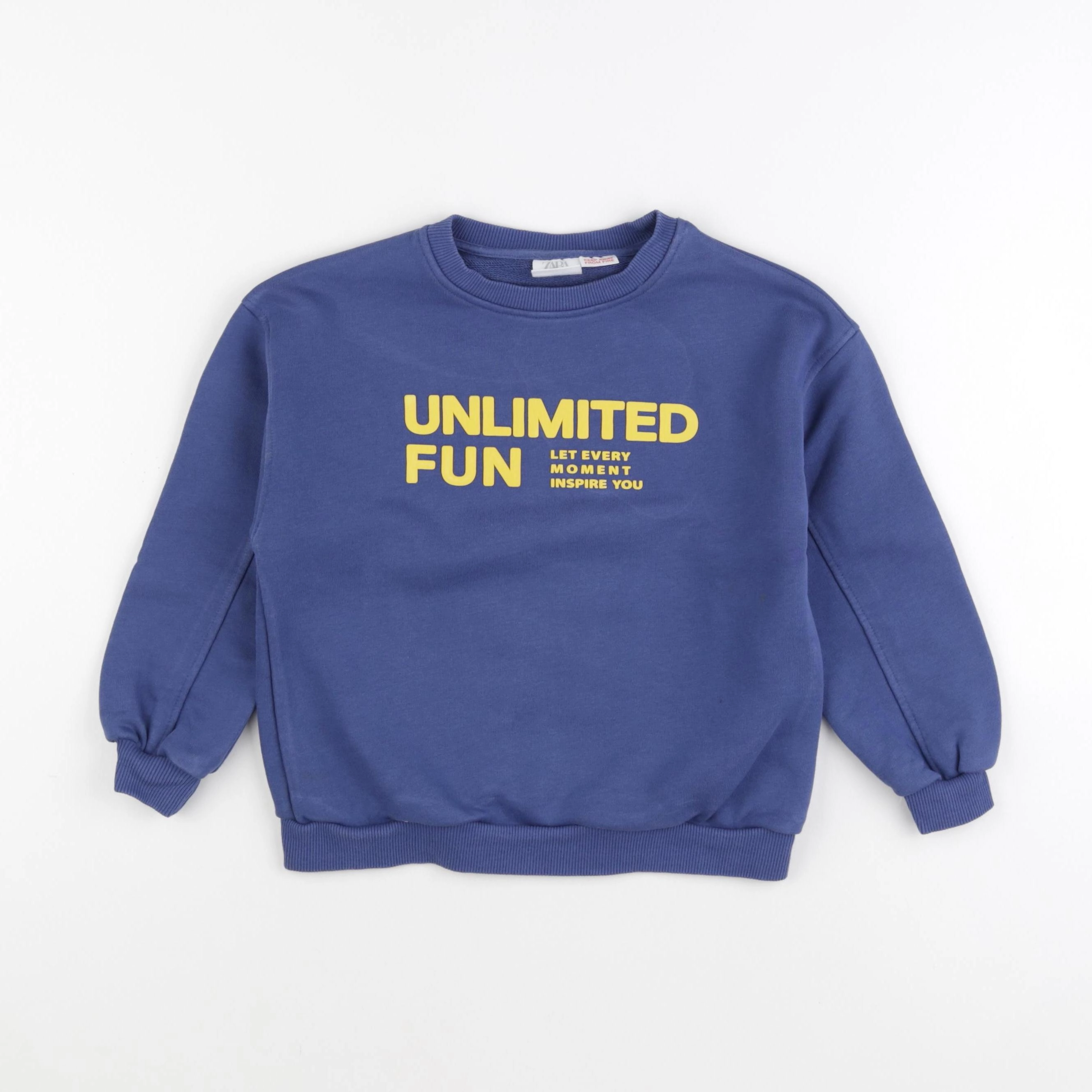 Zara - sweat bleu - 3 ans