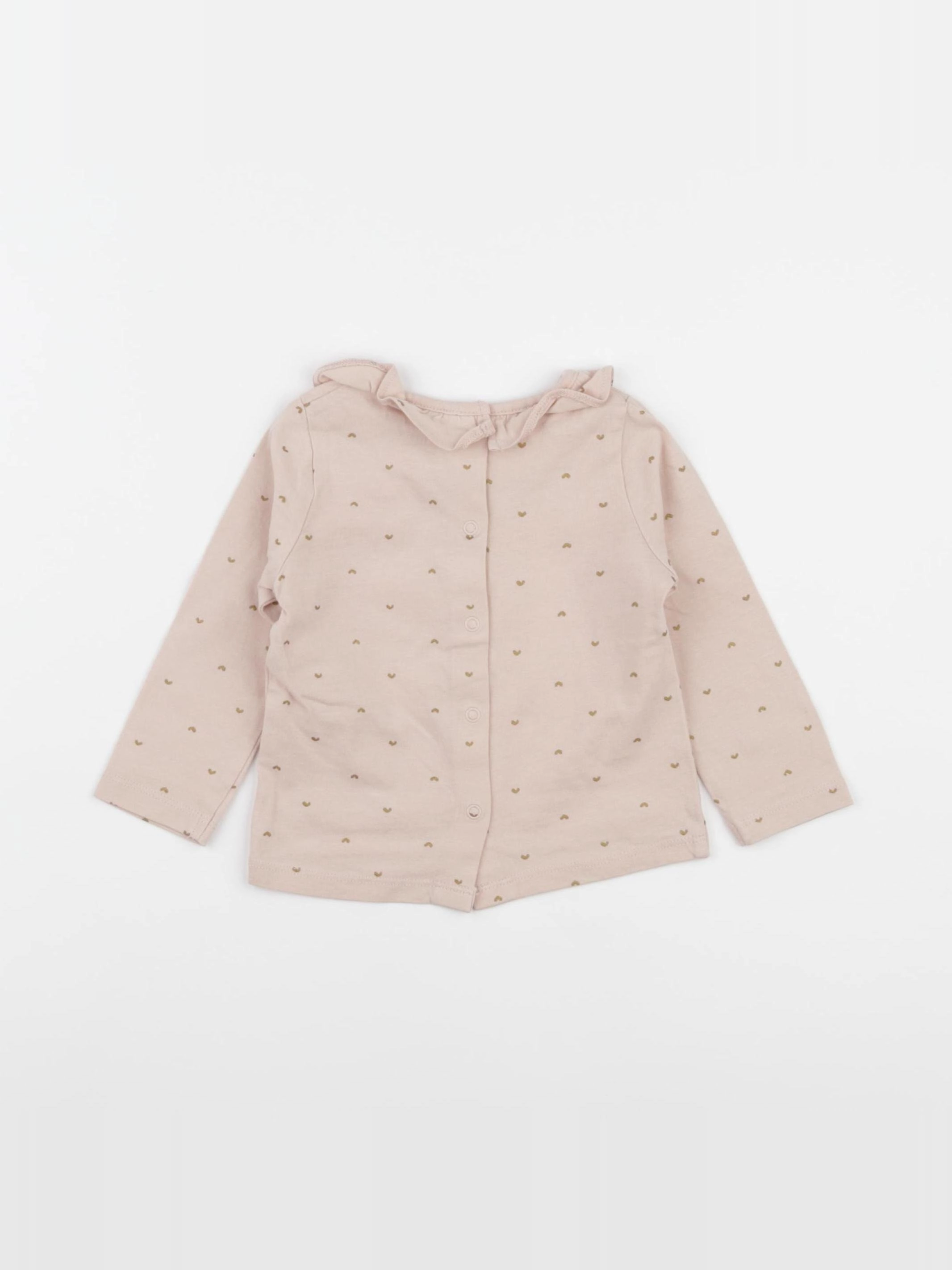 Vertbaudet - tee-shirt rose - 9 mois