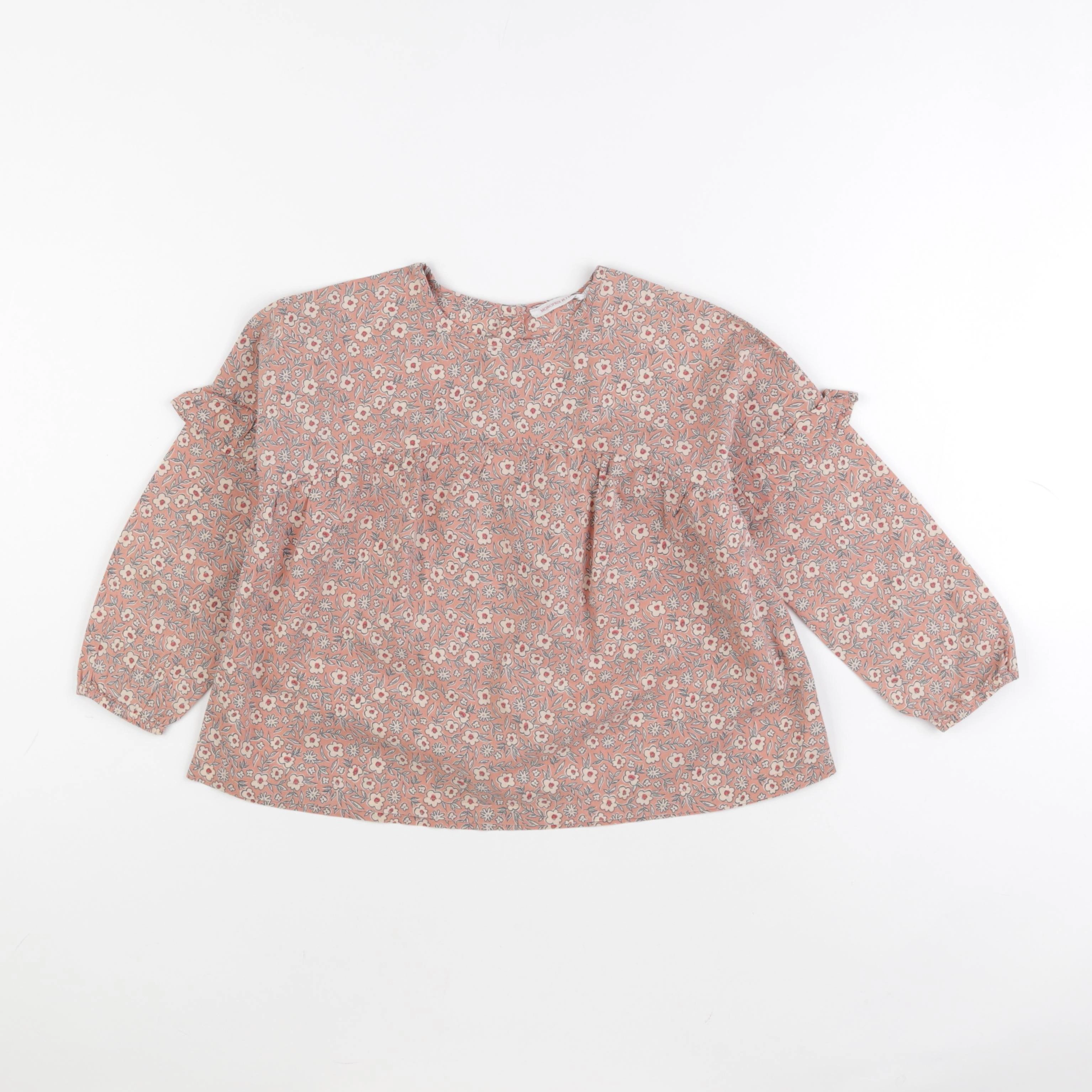 Monoprix - blouse rose - 6 ans