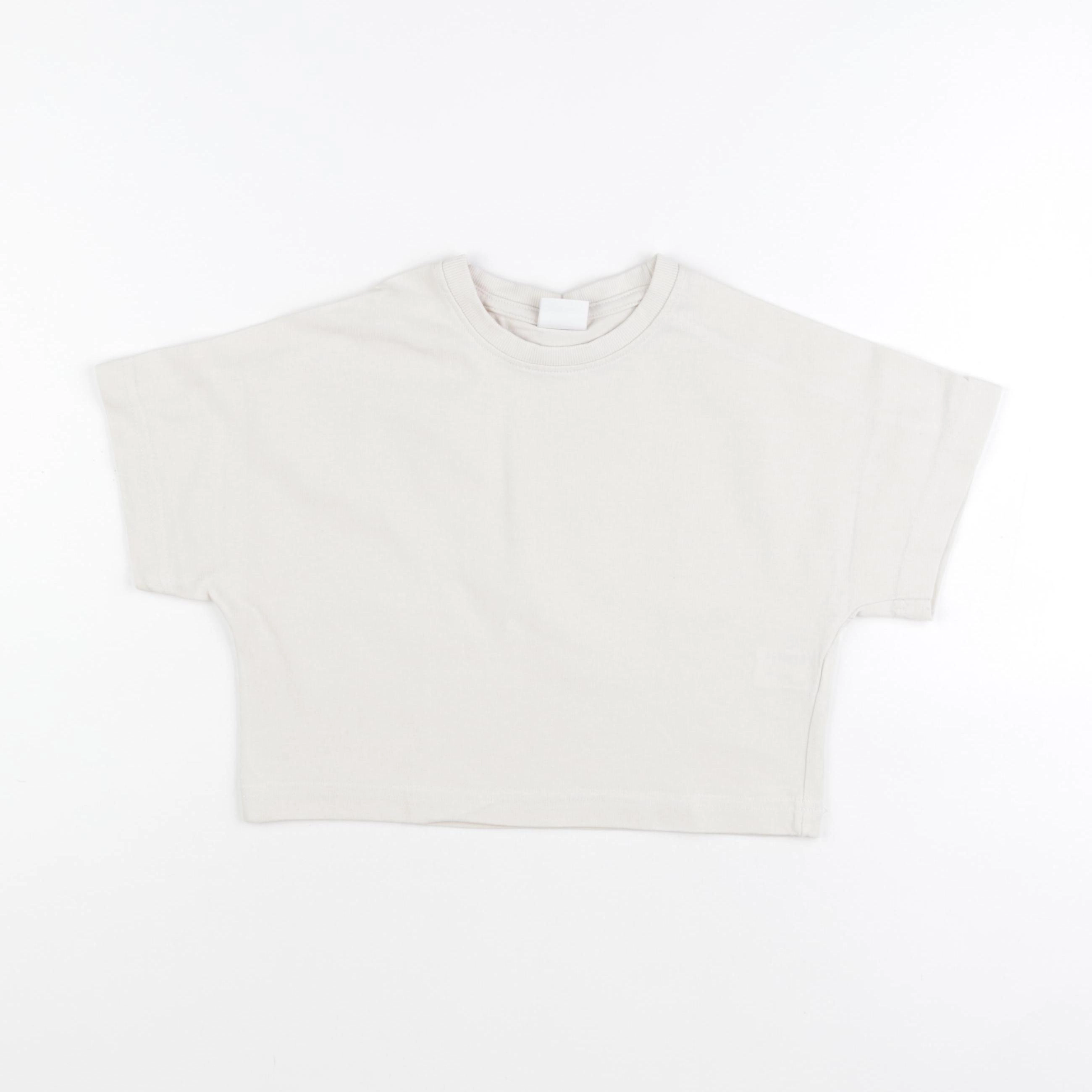 Zara - tee-shirt beige - 6/7 ans